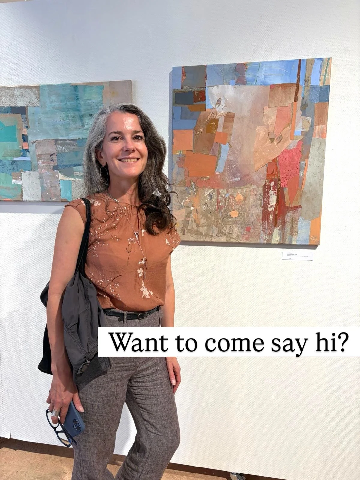 Heres your invitation: come say hi! 

My artworks on living and creating with uncertainty are on show now as part of the Nieuwe Stemmen Exhibition at Galerie De Ploegh, Amersfoort.

I&rsquo;ll be in the gallery myself on Saturday 3 and Sunday 10 Octo