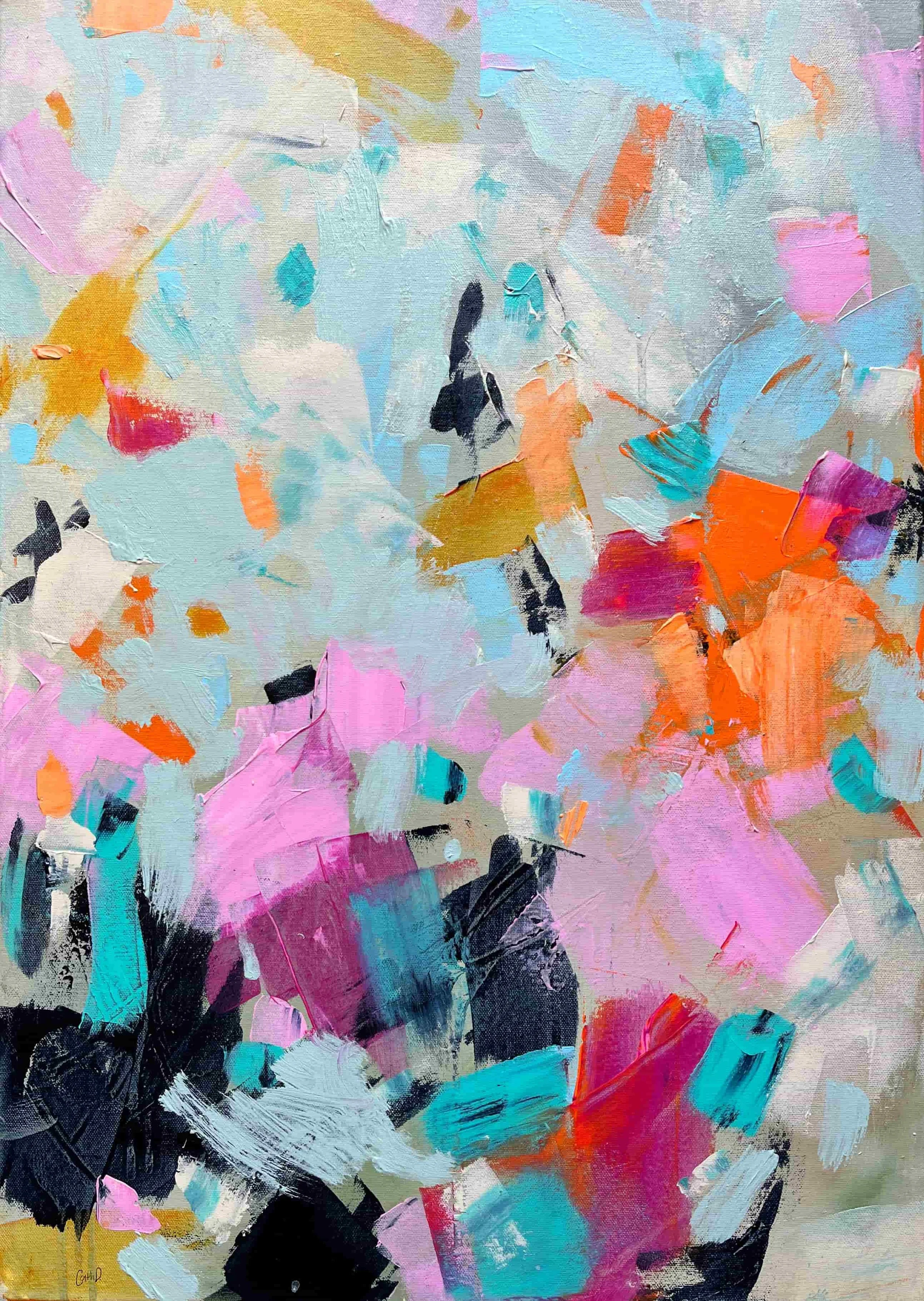 How We Laughed (2023). Acrylic on canvas. 50 x 70cm. Available. €570.