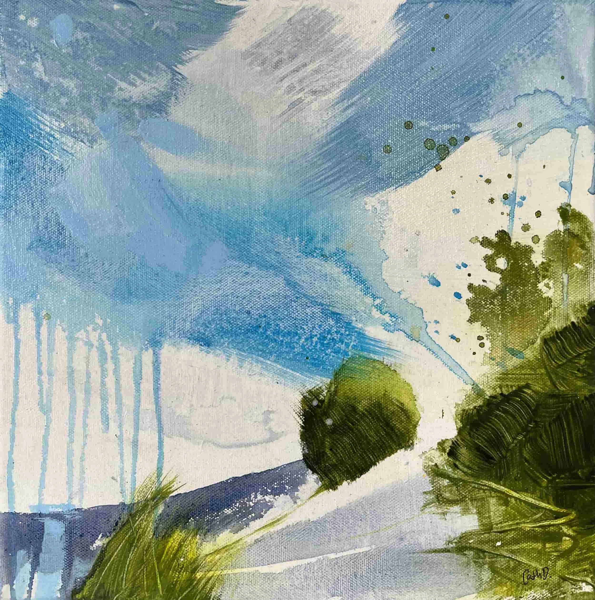 Wandelen 16 (2023). Acrylic on canvas. 30 x 30cm. Available. €225.
