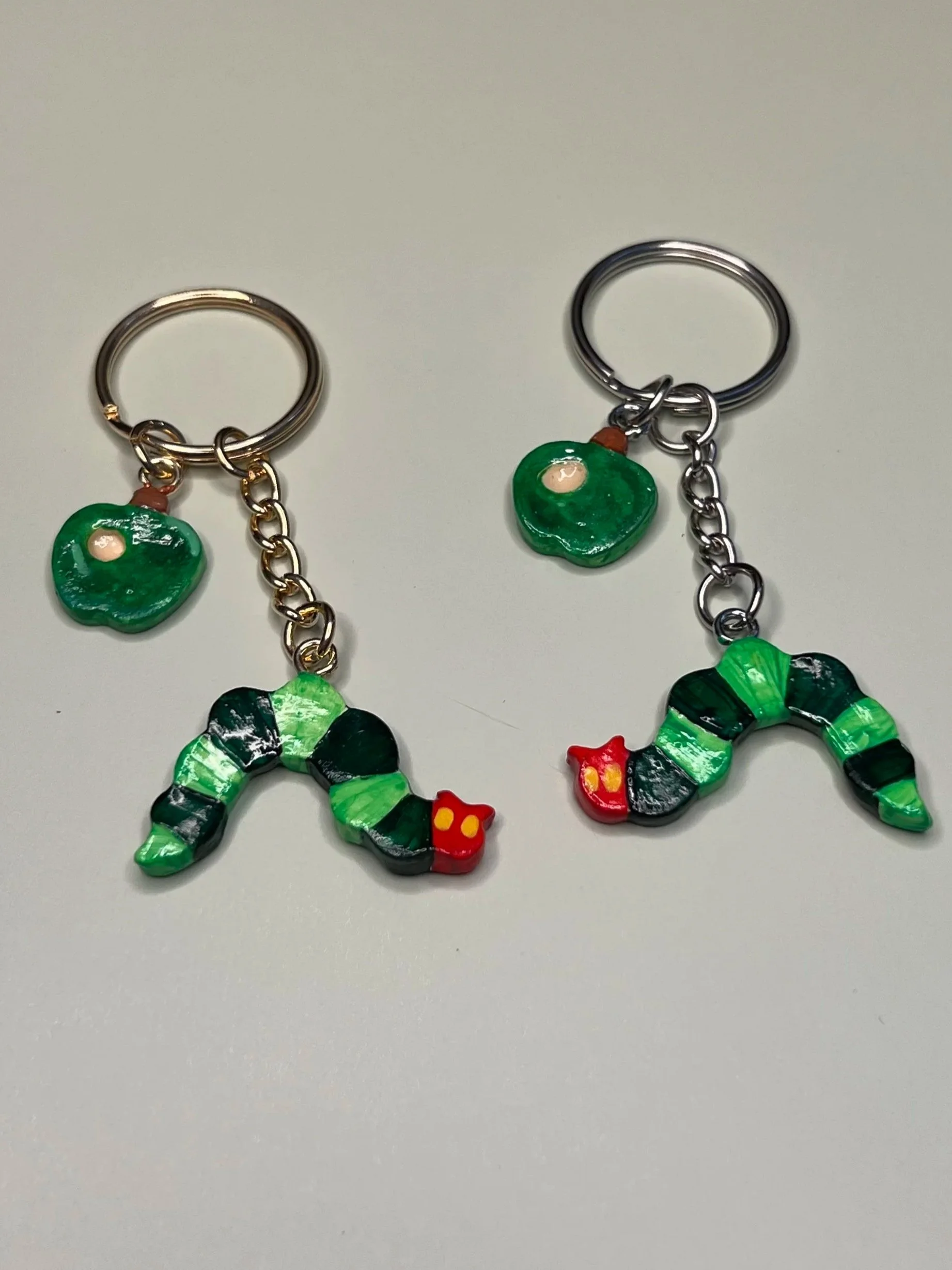 Caterpillar Keychain