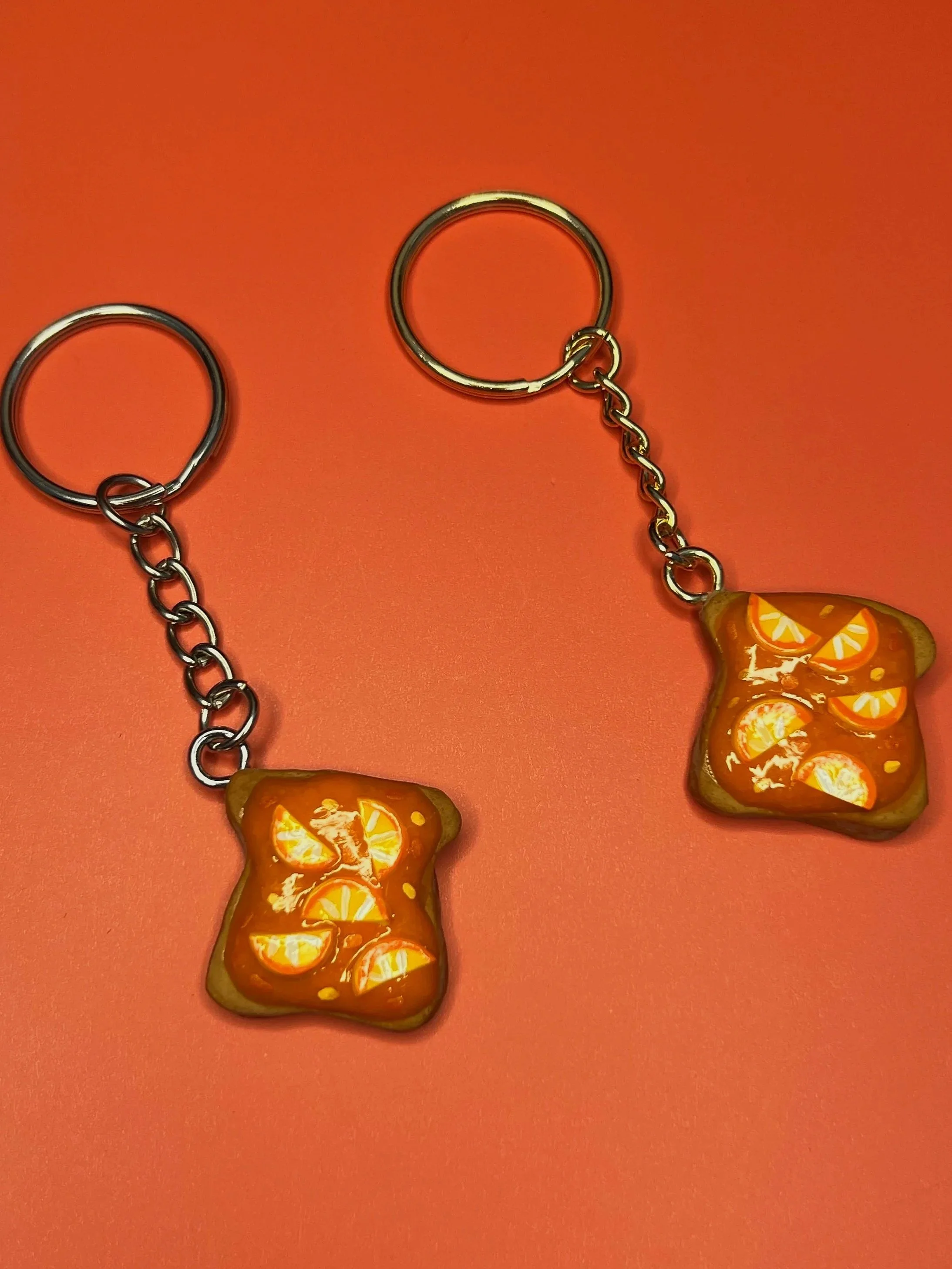 Marmalade Toast Keychain
