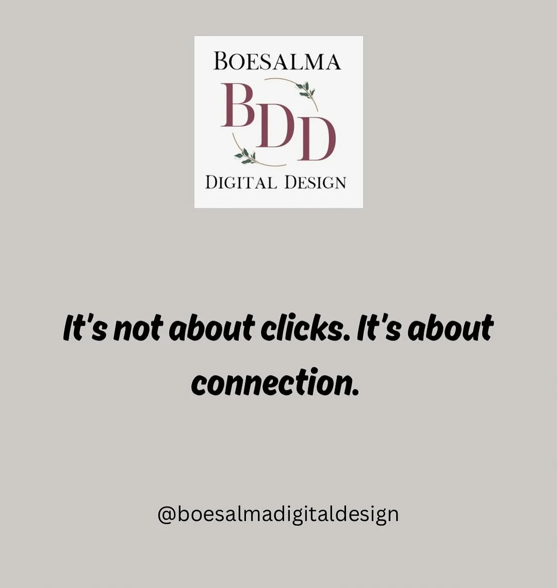 Running ads isn&rsquo;t just about clicks: it&rsquo;s about connection.

Let&rsquo;s make your business seen for the right reasons 🤍

#BoesalmaDigitalDesign #SmallBusinessGrowth #DigitalMarketing #SocialMediaAds #OnlineBusiness #MarketingMadeSimple 