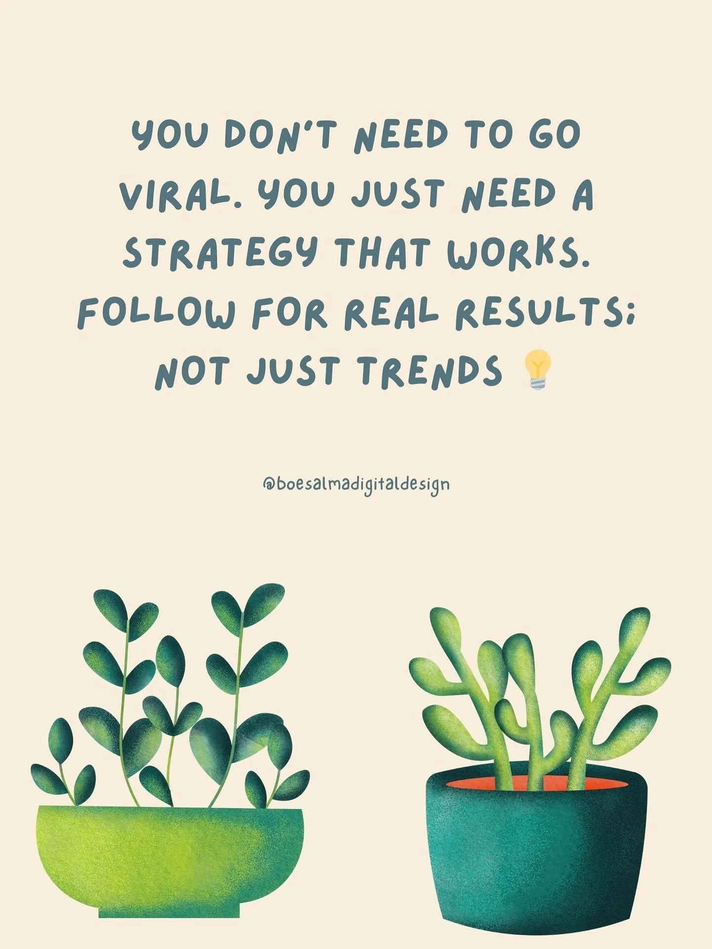 You don&rsquo;t need to go viral. You just need a strategy that works. 💡

It&rsquo;s easy to get caught up chasing trends or comparing your business to everyone else online. But real growth doesn&rsquo;t come from luck; it comes from showing up cons