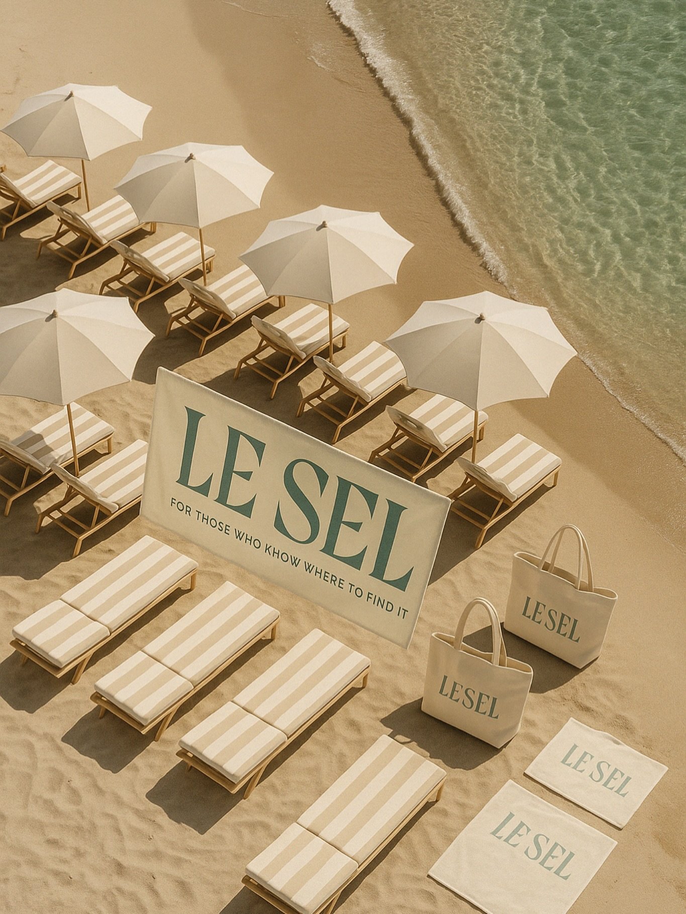 Introducing LE SEL: the quiet luxury of those who know where to find it.