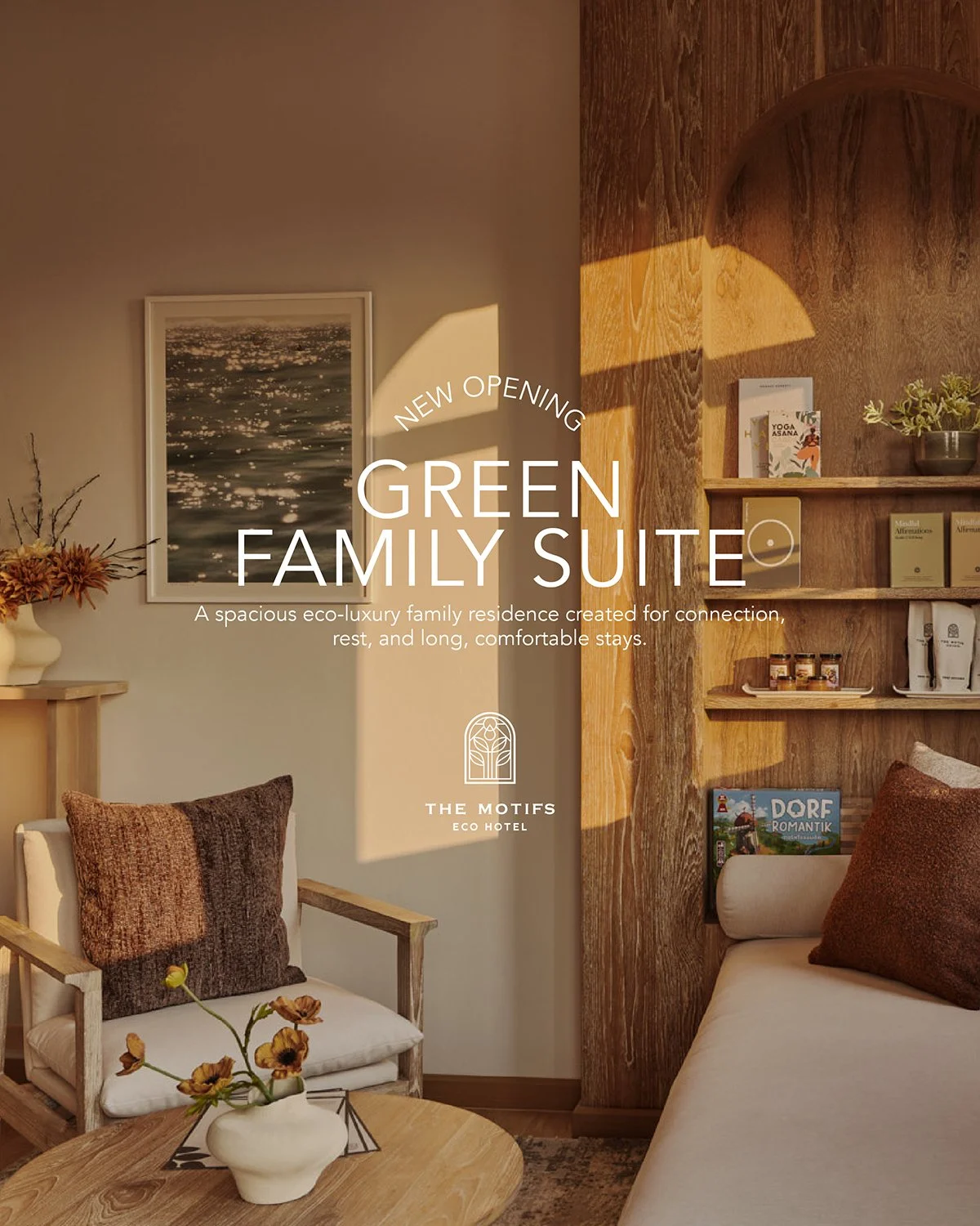 𝑰𝒏𝒕𝒓𝒐𝒅𝒖𝒄𝒊𝒏𝒈 '𝑮𝒓𝒆𝒆𝒏 𝑭𝒂𝒎𝒊𝒍𝒚 𝑺𝒖𝒊𝒕𝒆'
.
This new room type of ours is a spacious eco-luxury residence designed for connection, rest, and shared moments. It welcomes families and larger groups looking for a comfortable, private s