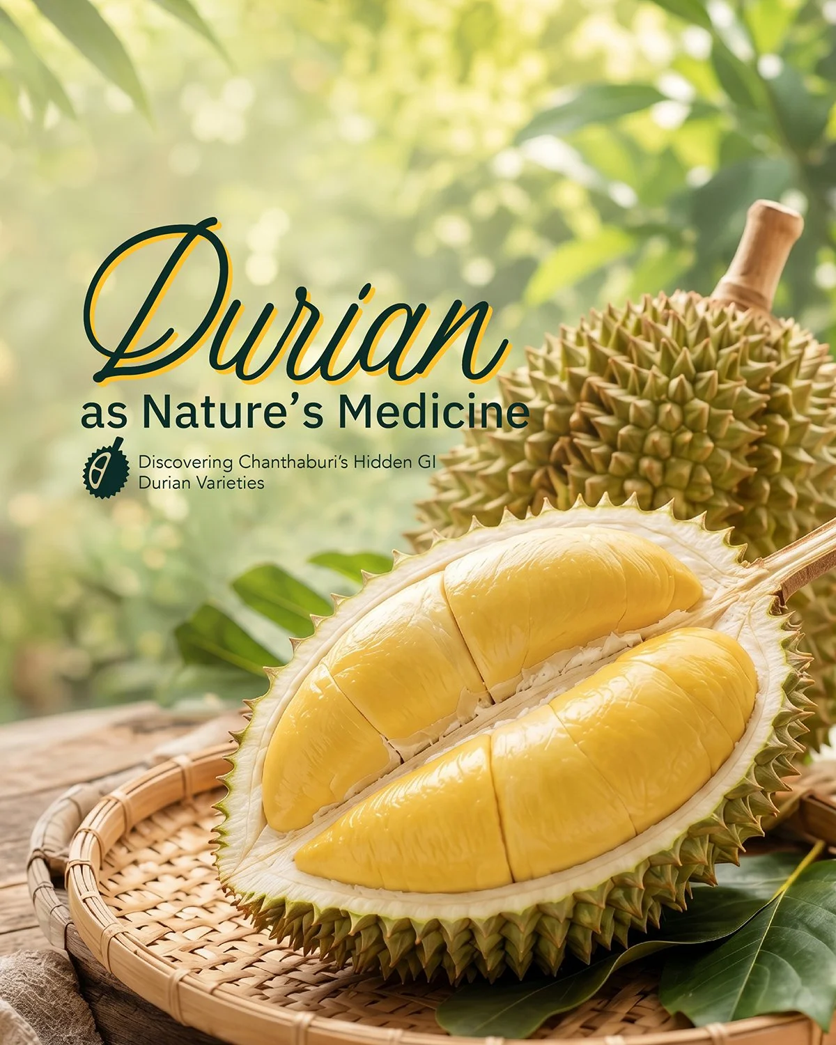 𝑫𝒖𝒓𝒊𝒂𝒏 𝒂𝒔 𝑵𝒂𝒕𝒖𝒓𝒆&rsquo;𝒔 𝑴𝒆𝒅𝒊𝒄𝒊𝒏𝒆 💊
Discovering Chanthaburi's Hidden GI Durian Varieties
.
For many in #Chanthaburi, durian is far more than a fruit. It also is about farming traditions, family institutions, and a local pride 