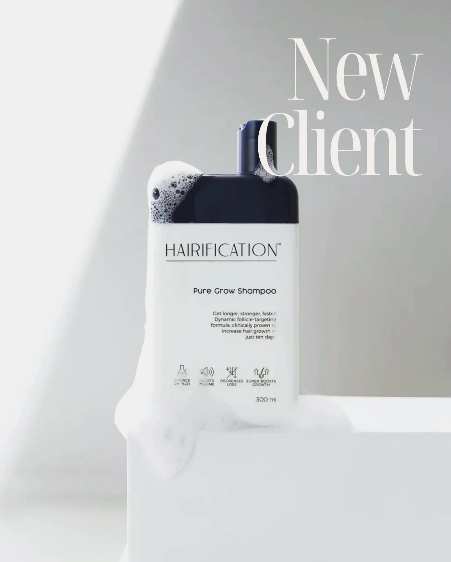 NEW CLIENT  Vi er glade for at byde @hairification_haircare velkommen hos 9. 
Hairification er ikke bare haircare - det er skincare for h&aring;ret 🫧 Et moderne, videnskabsdrevet univers, hvor aktive ingredienser, klinisk dokumentation &amp; resulta