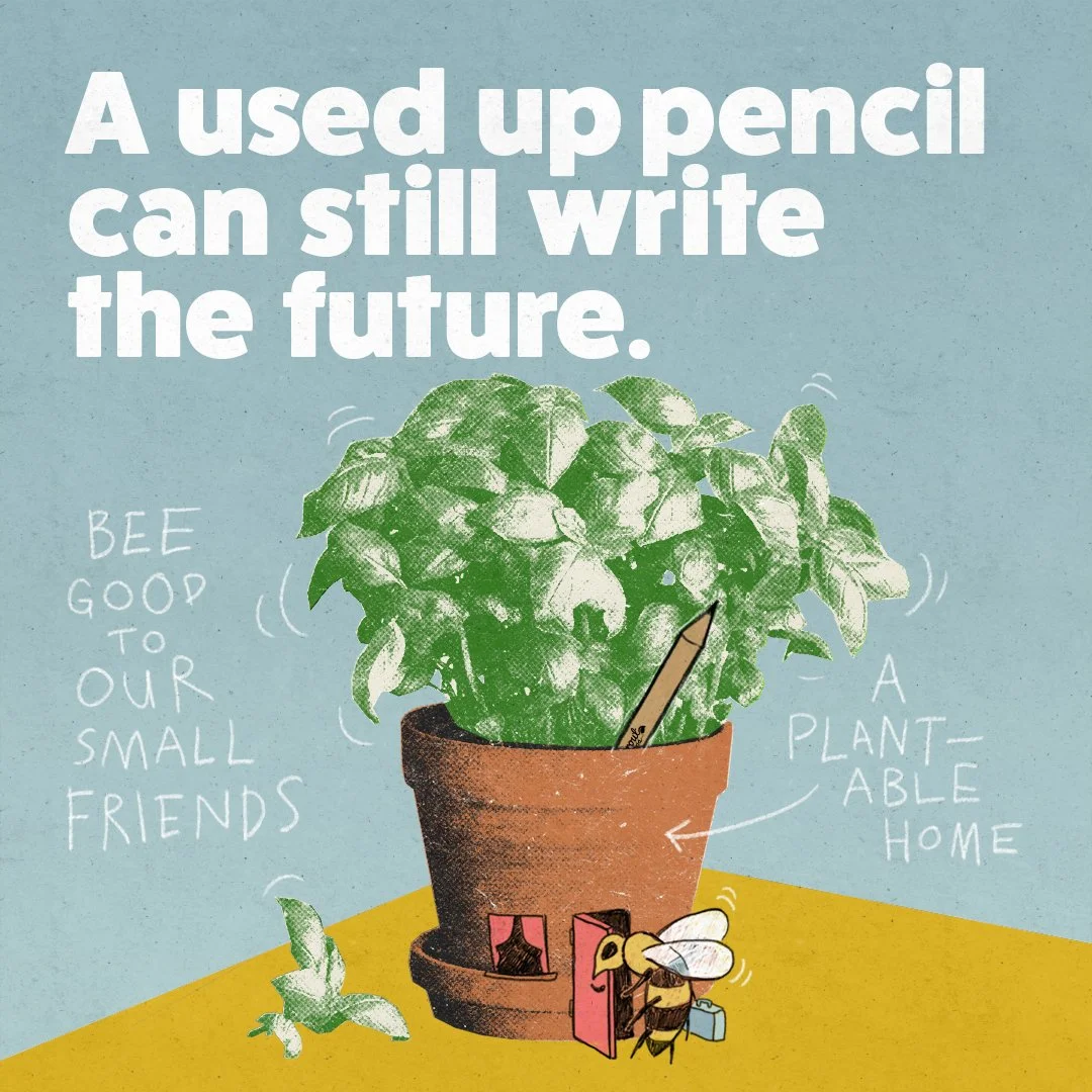 Banner 8 kvadratisk - A used up pencil can still write the future.jpg
