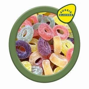 Vegan Fruit Rings (Pectin) 150g