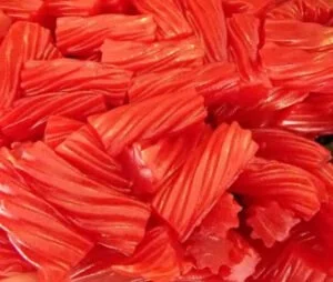 Licorice Twist Pieces Strawberry 200g