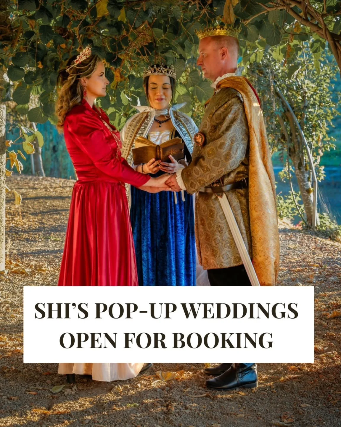 ✨ Who says weddings have to be traditional? 👑✨ At Shi&rsquo;s Pop-Up Weddings, you get to break the rules and make your own magic.

✔️ $8K all-inclusive
✔️ Up to 15 guests
✔️ 2-hour celebration
✔️ Venue, planner, florist, decor, officiant, HMUA, pho