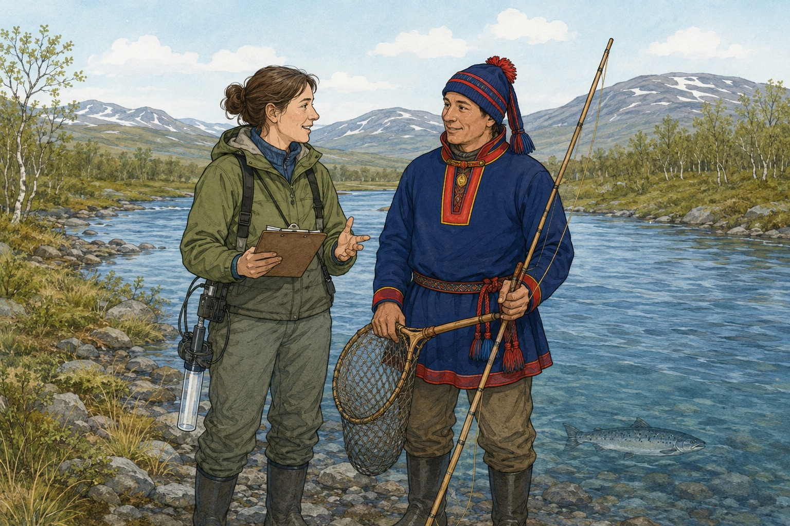 Tillit mellom laksefiskere, forskere og forvaltning i Deatnu/Tana
