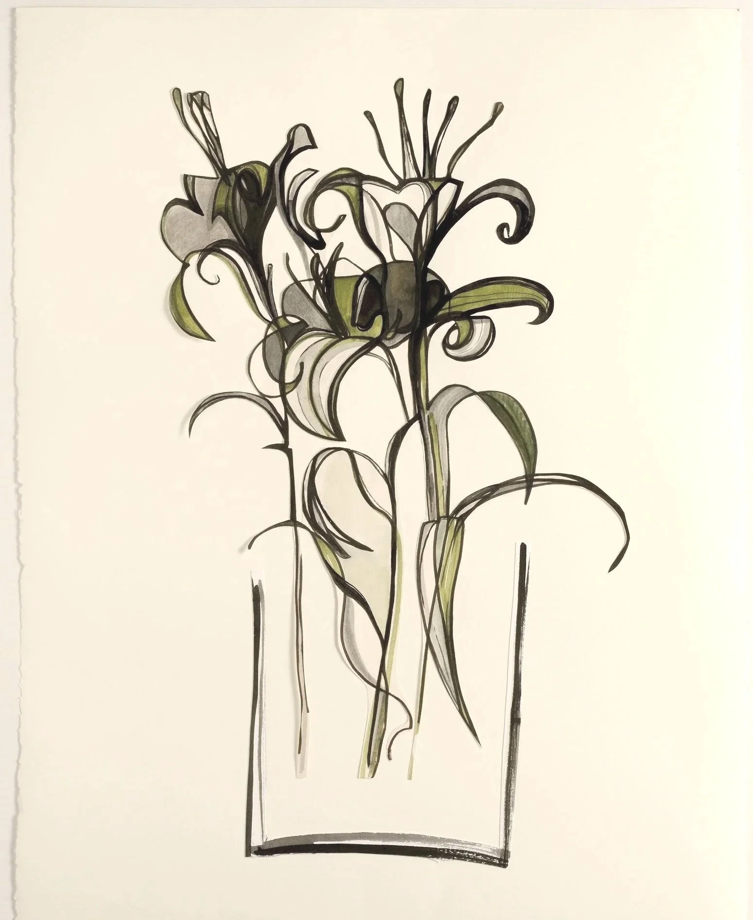 Lilies in a Vase | SOLD