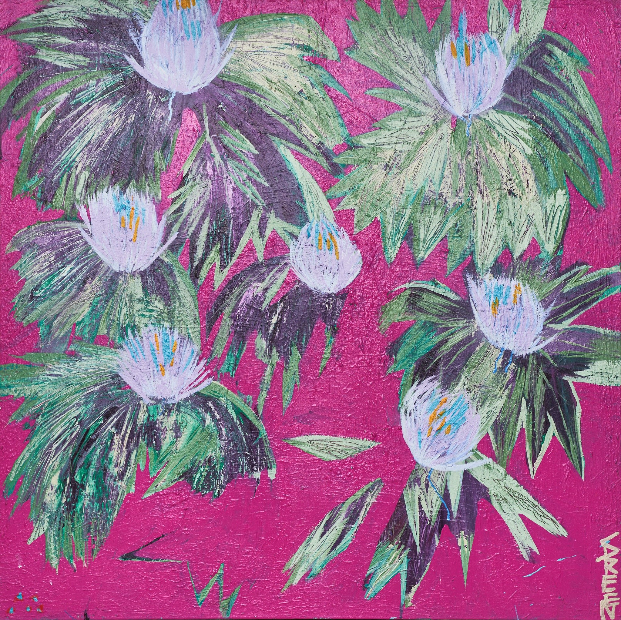 Akoub Silver/Magenta