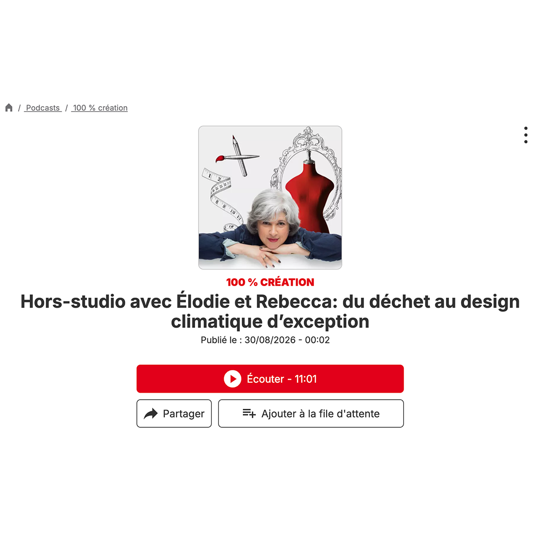 Podcast 100 % Création sur RFI