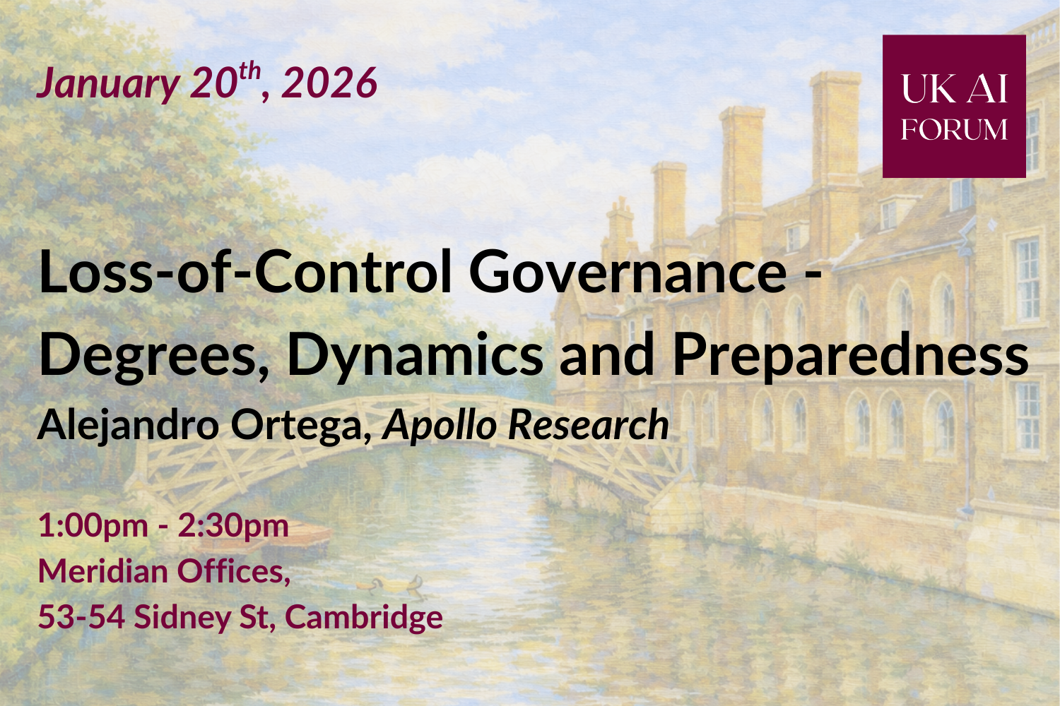 Loss-of-Control Governance: Degrees, Dynamics, and Preferences (Alejandro Ortega, Apollo Research)
