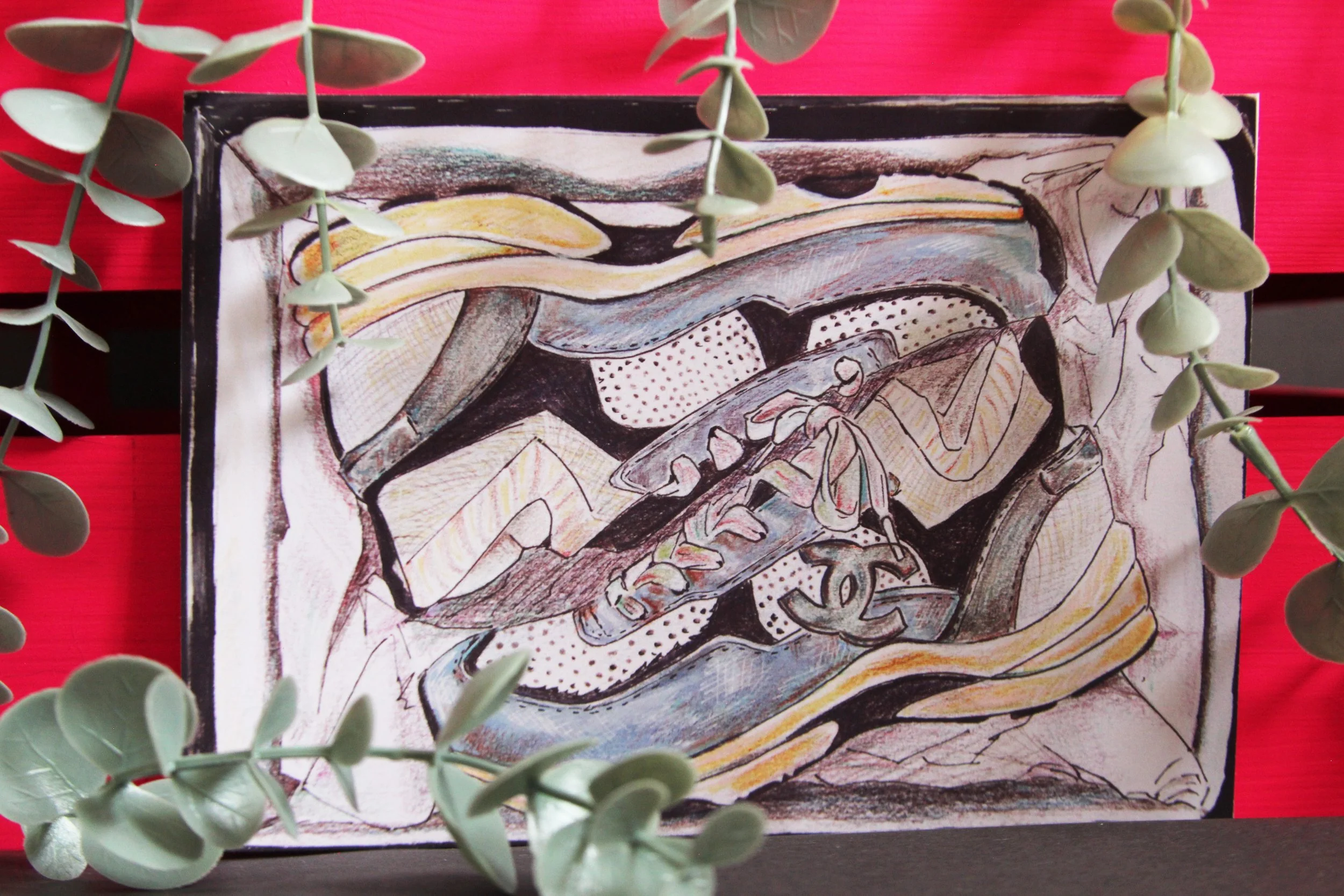 Chanel Runners Print