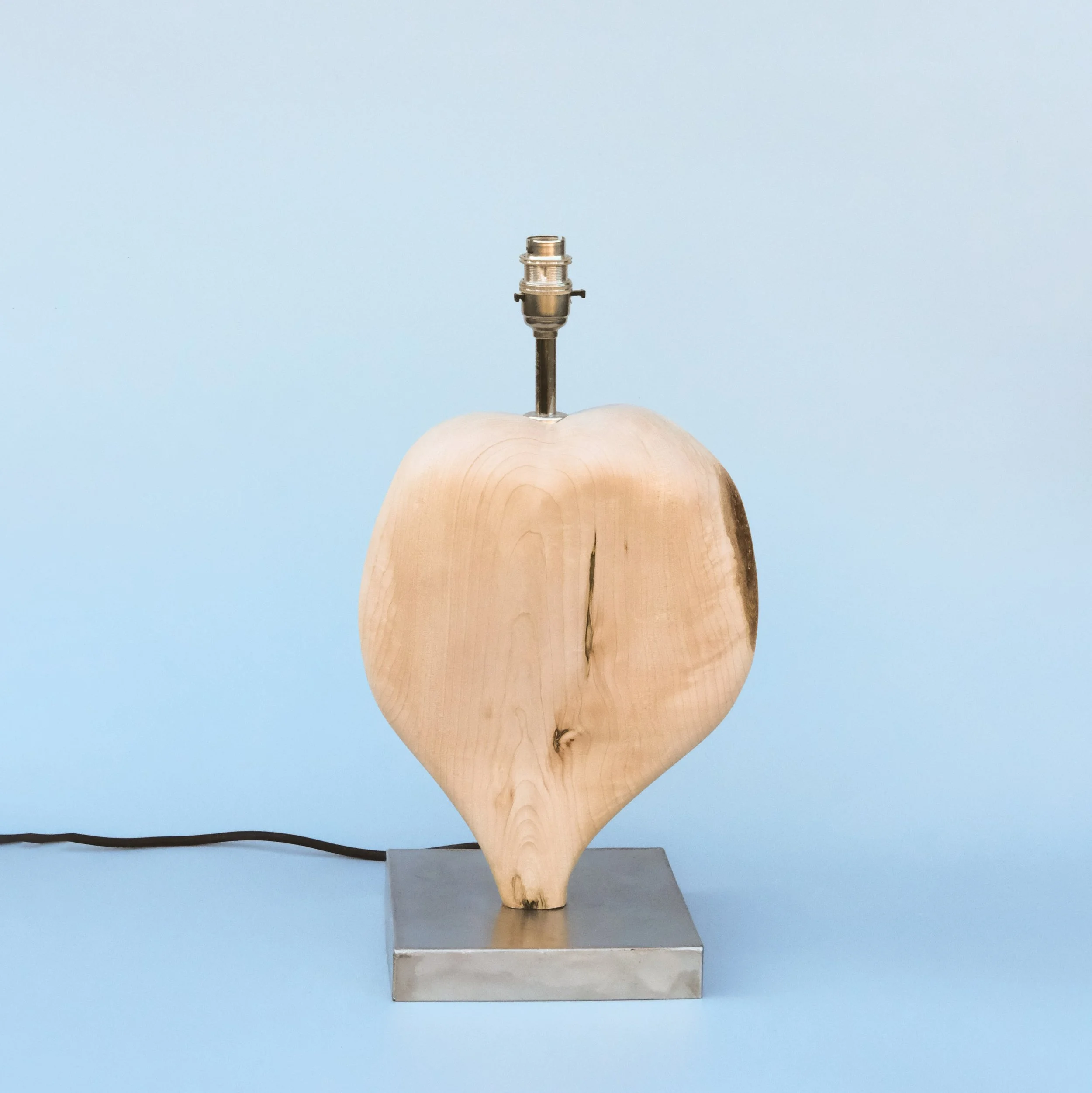 Sculpted Reclaimed Sycamore Lamp | One-of-a-Kind Table Lamp