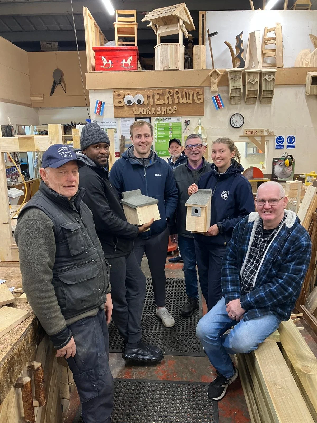 Alexandra, Countryside Ranger at Glasgow City Council, joined the Maryhill Men's Shed session last week, when the group were making bird boxes for Ruchill Park. 

Great to have you Alexandra! You can find out more about Maryhill Men's Shed and regist