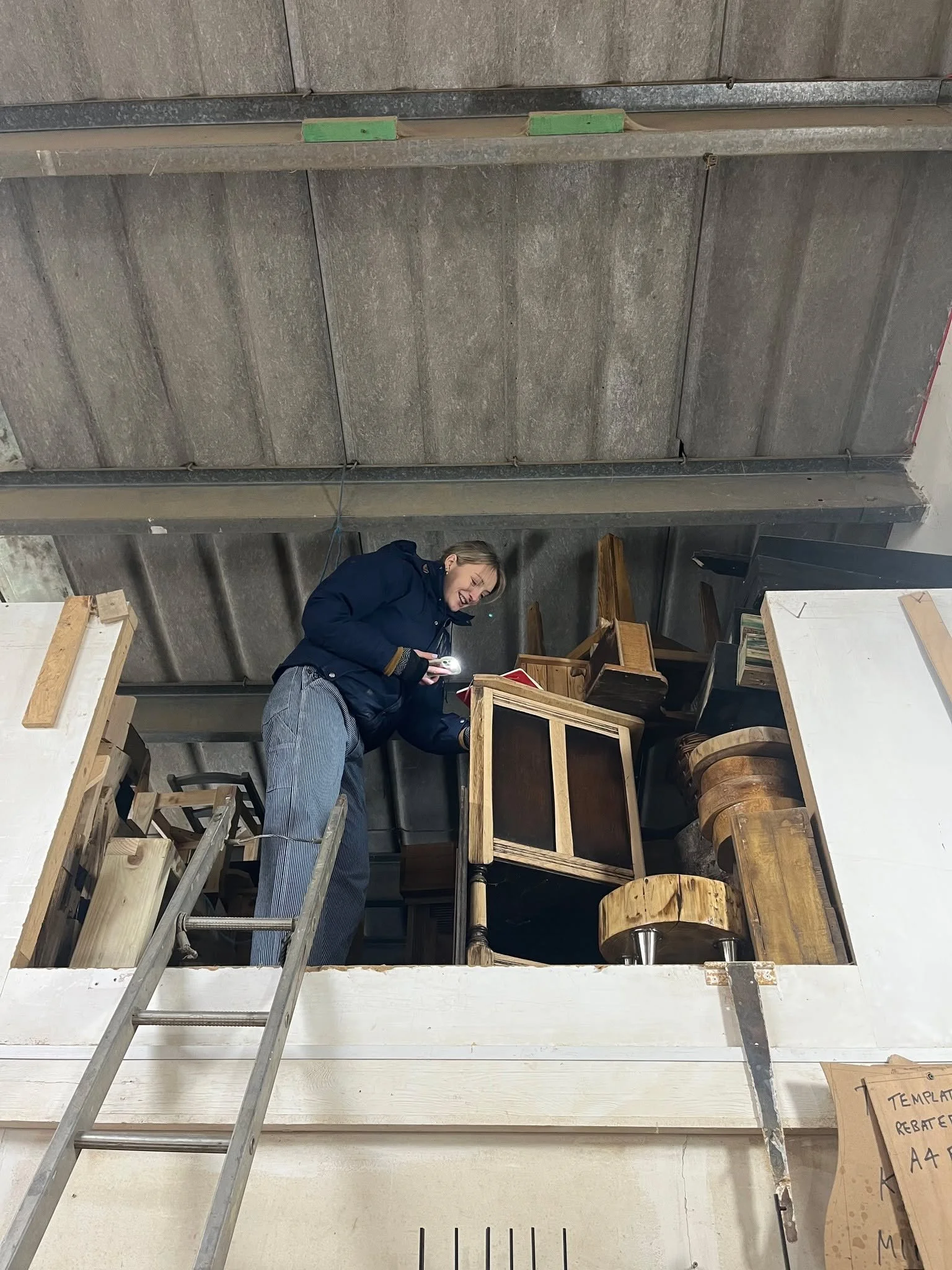 The workshop is back open, and we've ventured upstairs to make an early start to spring cleaning! 💐

We are in the process of cataloguing some of our handmade furniture items, which will be available to buy on our website soon. Watch this space! 

w