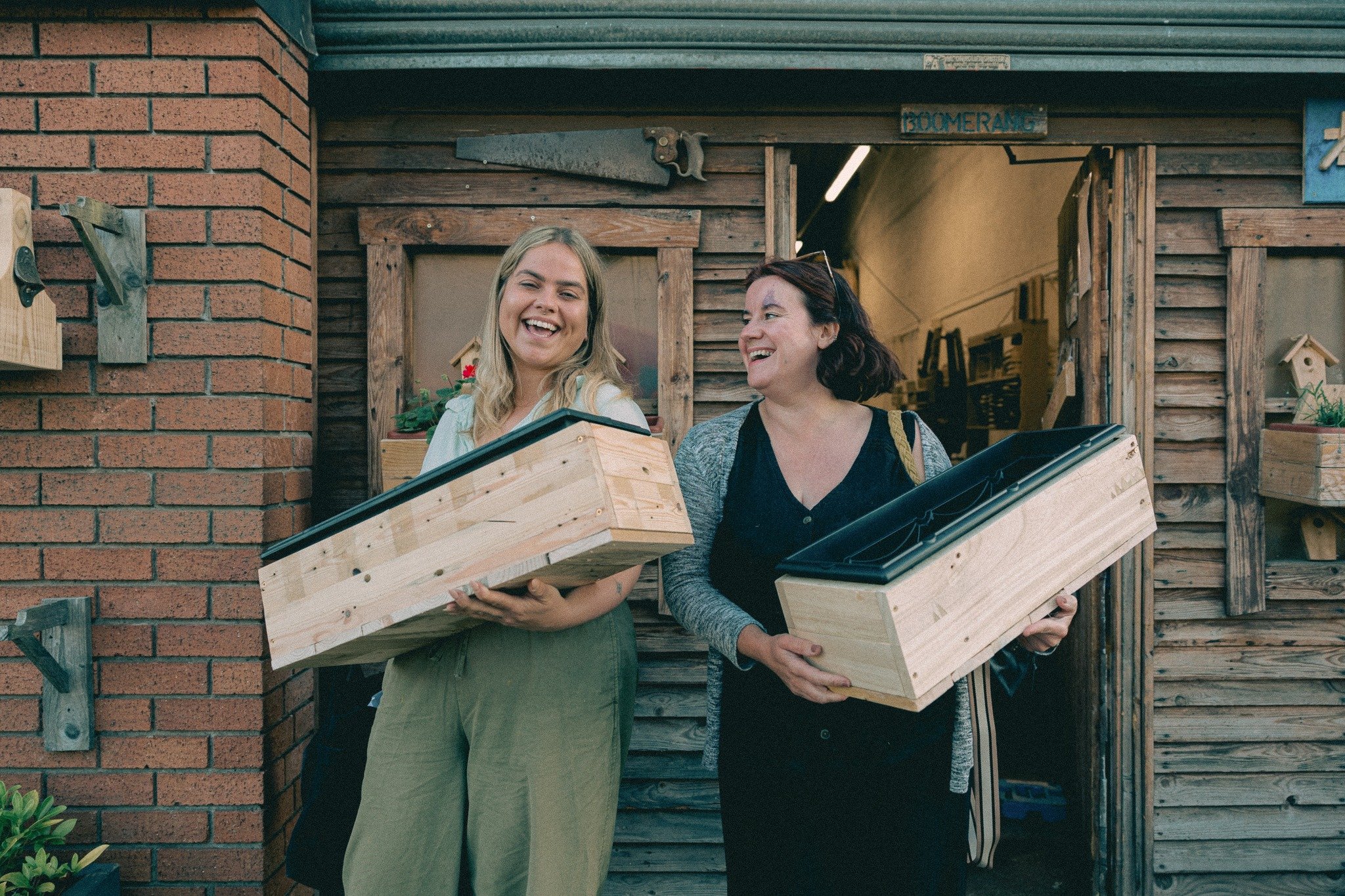 We had our first Beginners Bench session last week, and it was great!

Everyone got to learn how to use some basic woodworking tools and built their own planter boxes to take home. It was brilliant to see people trying something new, building confide