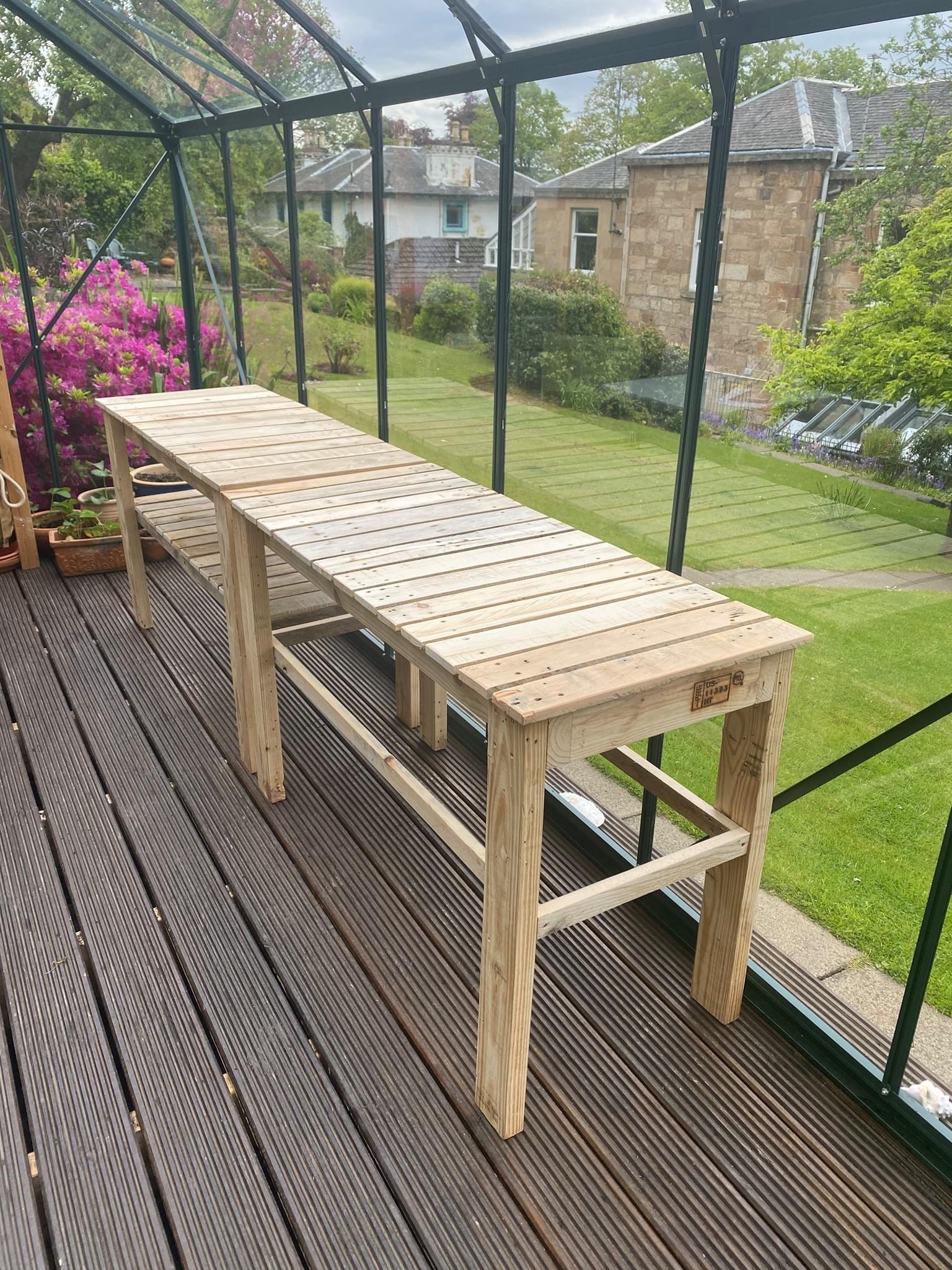 Handmade Potting Bench | Reclaimed Wood