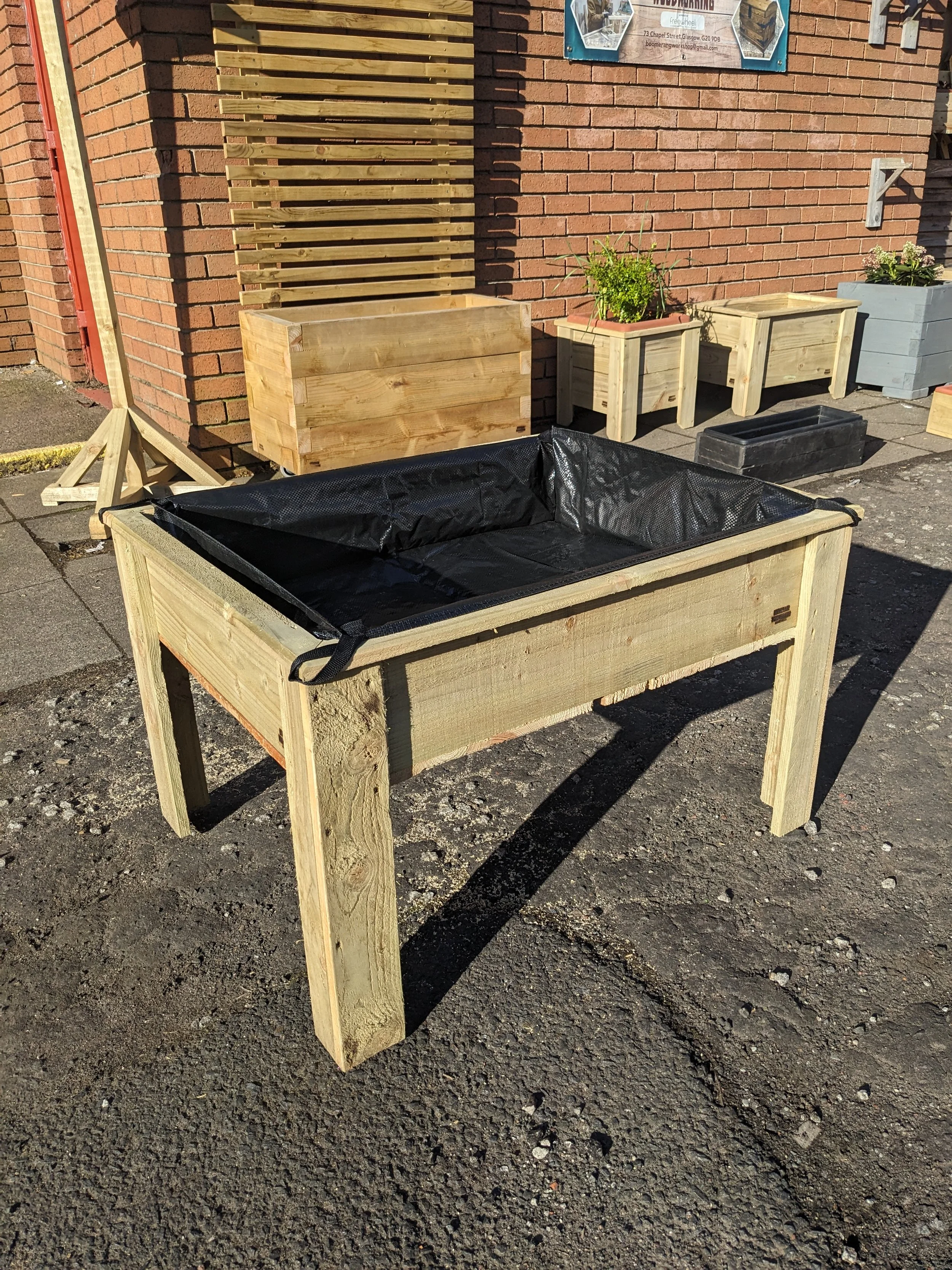 Handmade Raised Herb Planter | Accessible Garden Planter