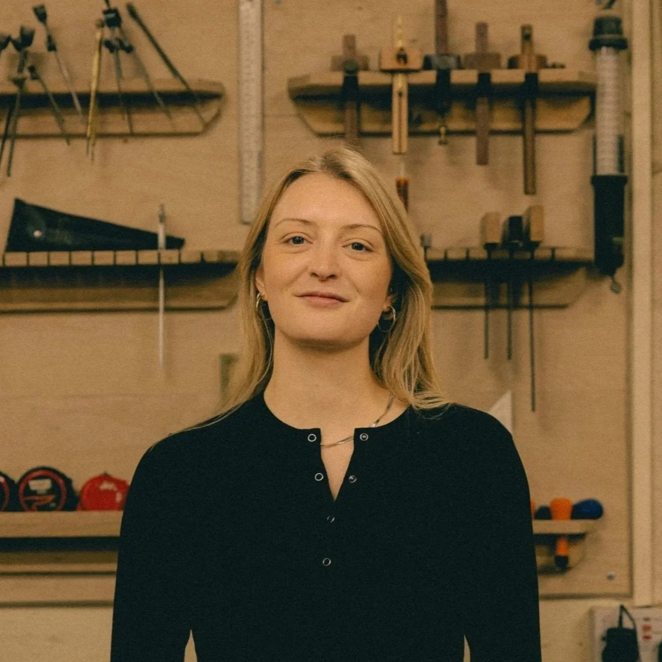 Anna, the Digital Experience and Marketing Coordinator at Boomerang Woodworking