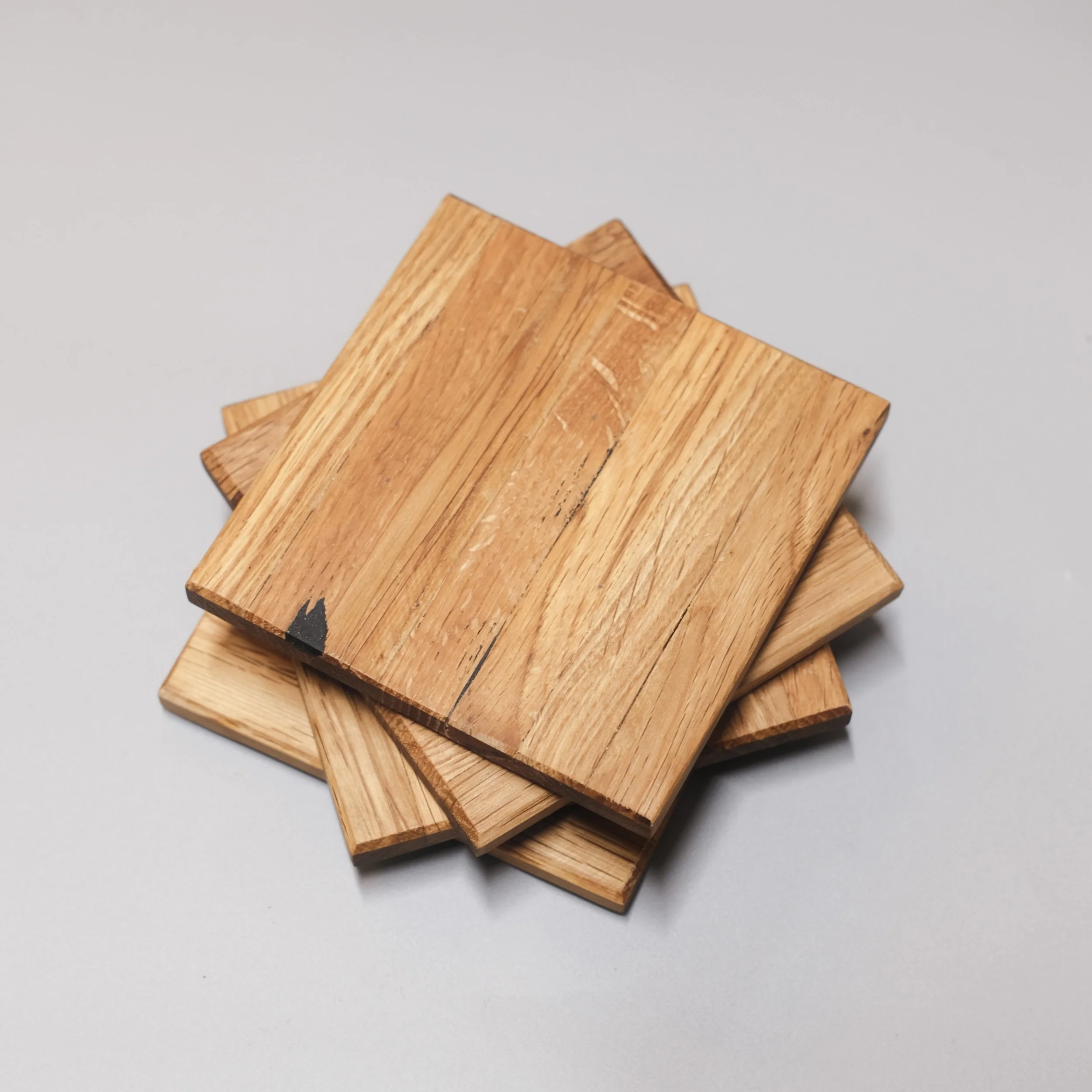 Reclaimed Oak Coasters - Set of 4