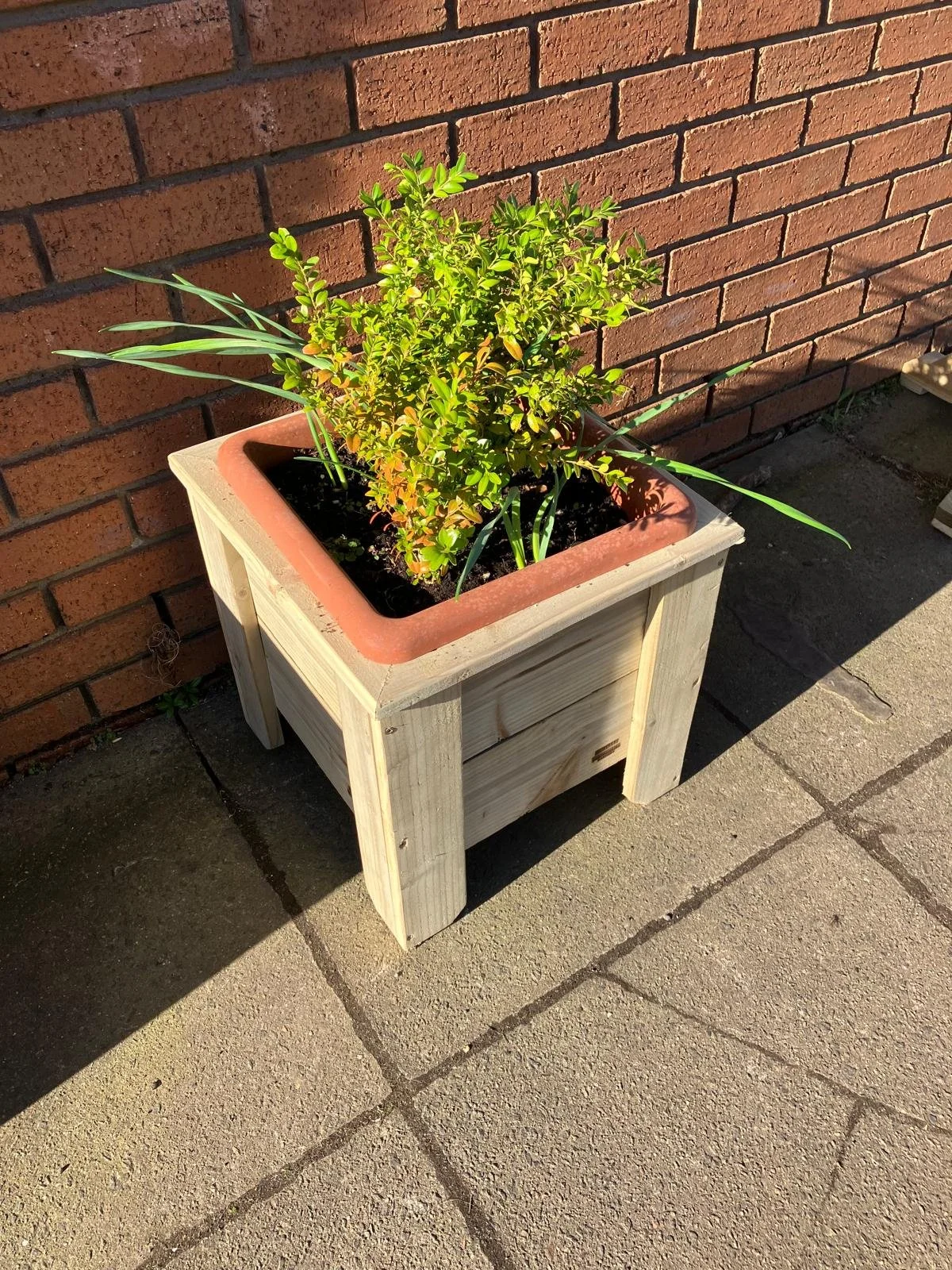 Handmade Cube Planter | Treated Pine