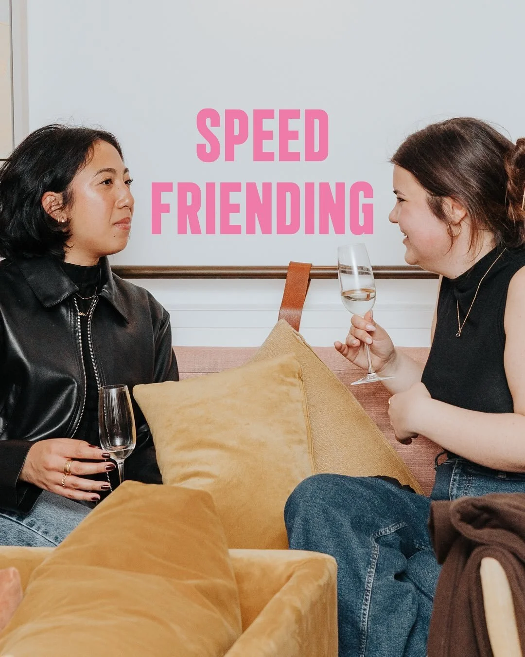 Okay this was our first ever speed friending event and we&rsquo;re OBSESSED! the waitlist for this was so long that we might just have to throw another one 👀✨

Venue @andthentooting 
Gifting @eatboundless