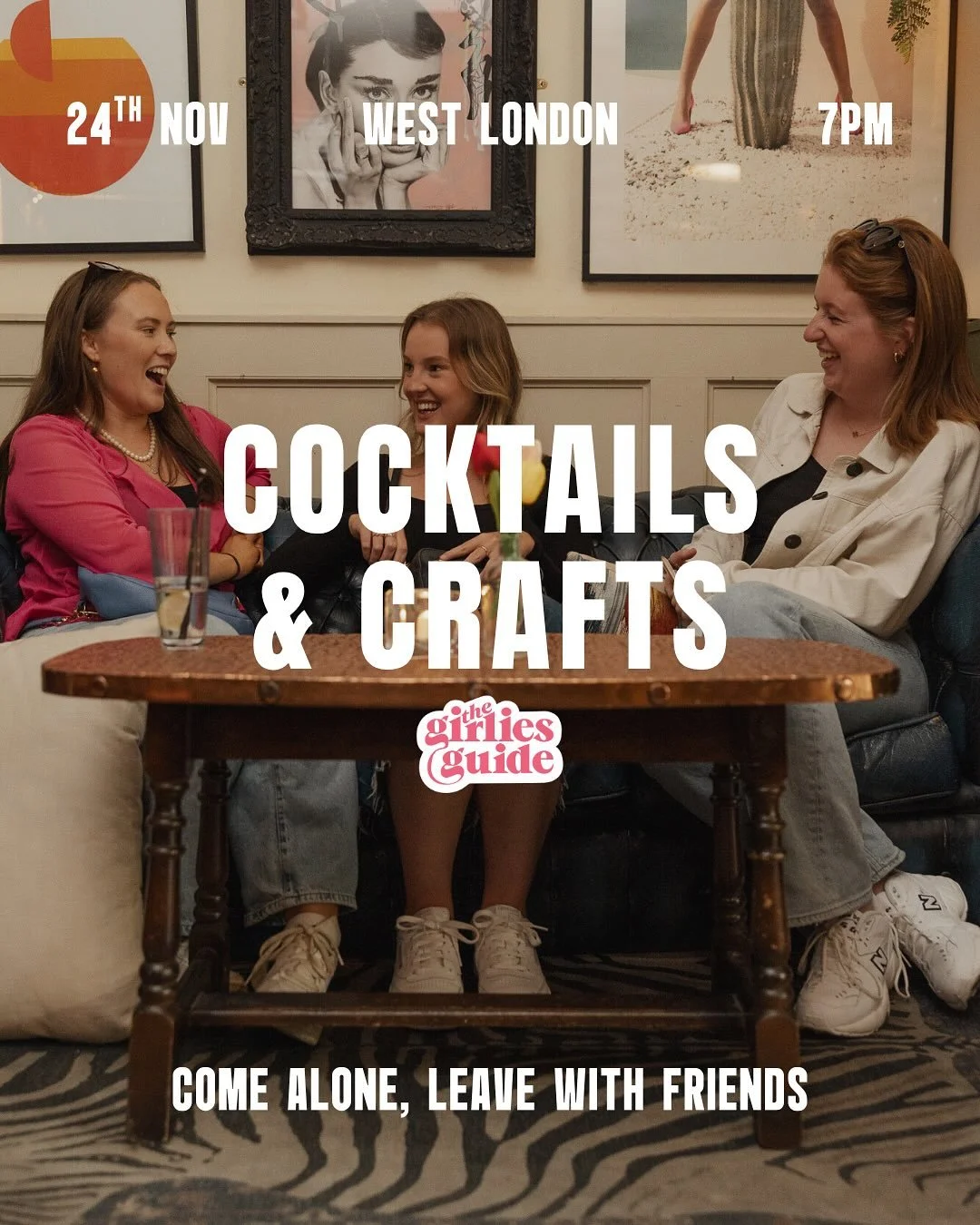 Our last crafts &amp; cocktails night of the year is here! Sign up now 💖