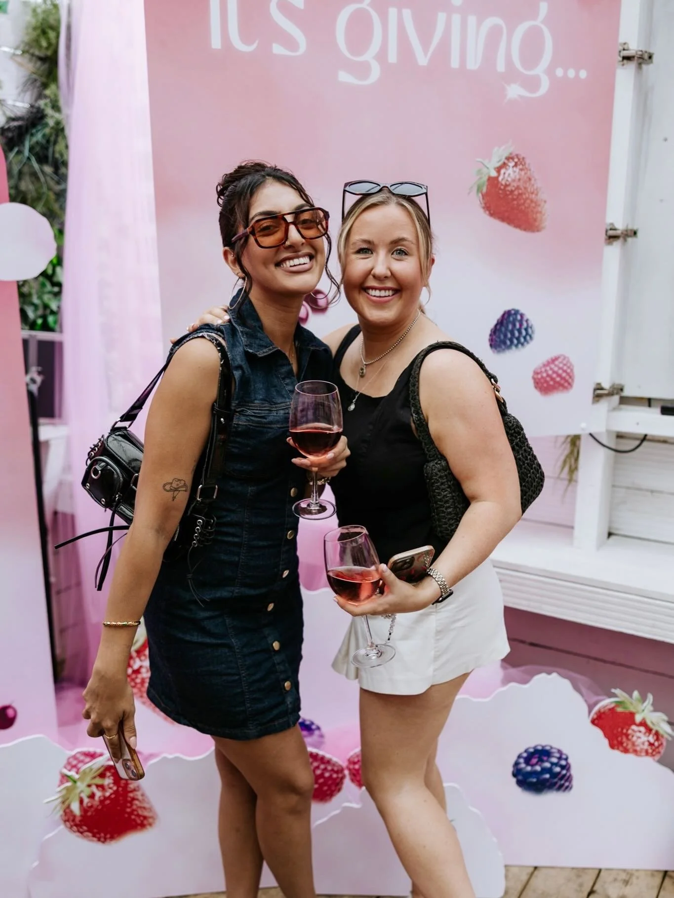 POV: suns out, so it&rsquo;s time for a drink with the girlies 🍷☀️