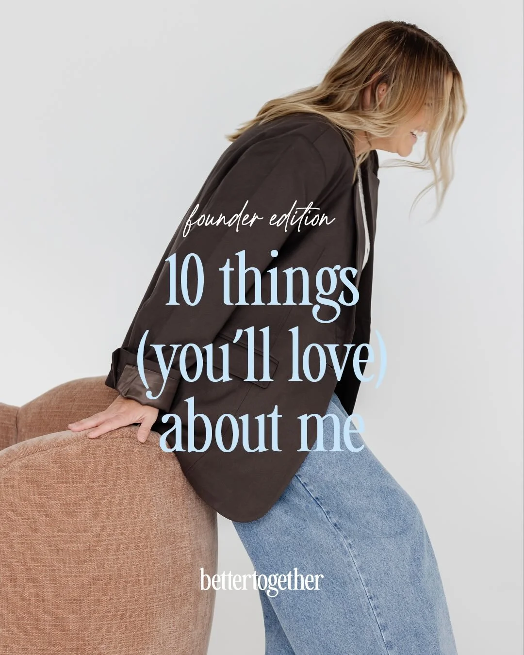 10 things (you&rsquo;ll love) about me 

Hello 👋🏼 let&rsquo;s really get to know each other. I&rsquo;m grateful we&rsquo;ve been introduced, thank you for the collabs, follow and love. I&rsquo;m overjoyed with your support. 

Better has had an amaz