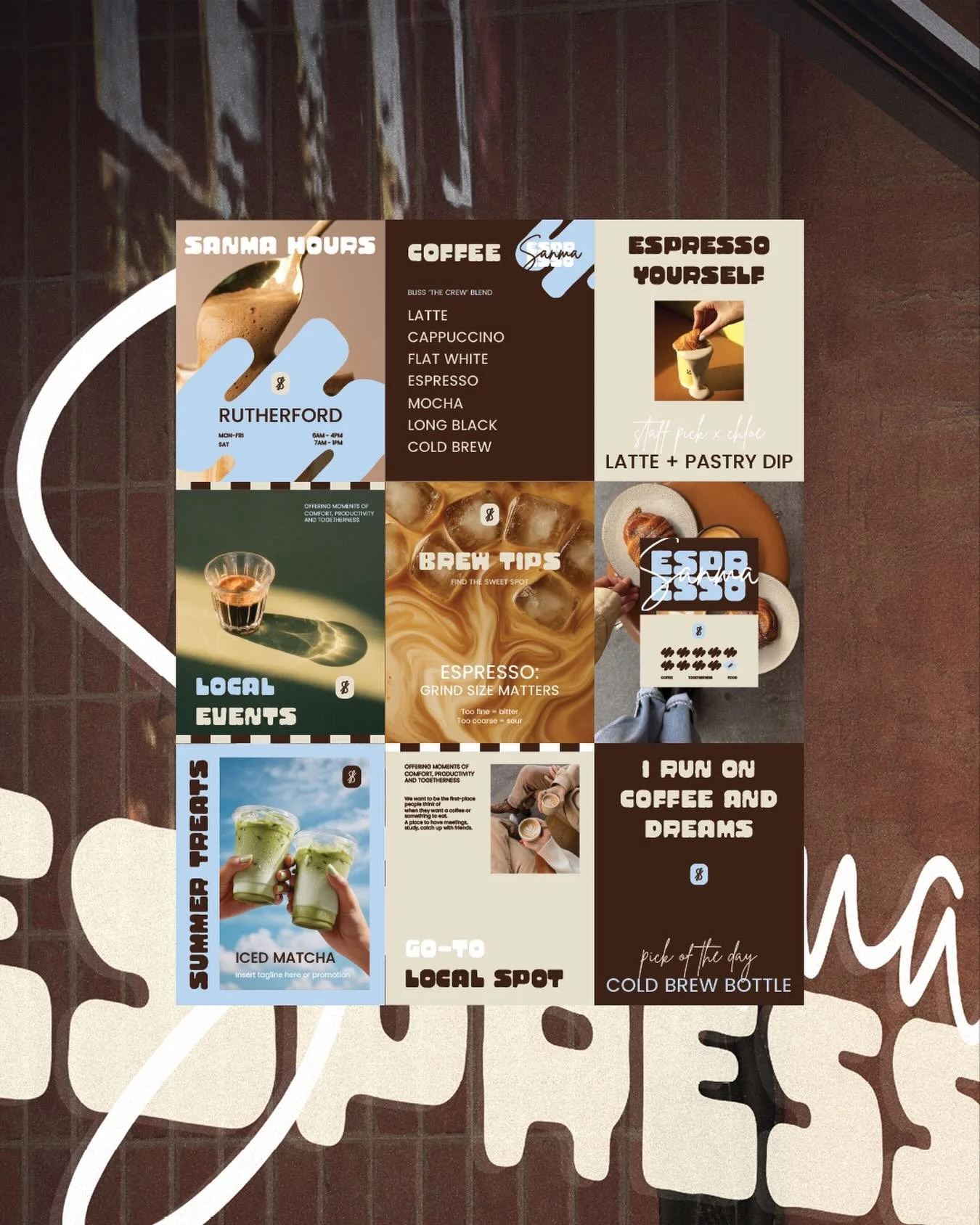 Find you. Know you. Love you. 
That&rsquo;s the power of good socials, and these feel-good templates helped @sanma_espresso become the go-to for coffee and everyday moments. 

Helping my clients show up everywhere, with intention. How does your daily