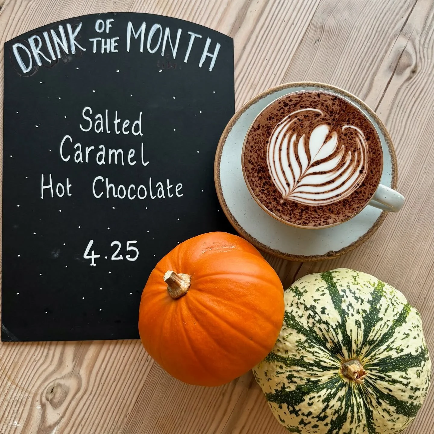This month&rsquo;s new special has dropped 🤎

A delicious and warming Salted Caramel Hot Chocolate, grab it now!!
