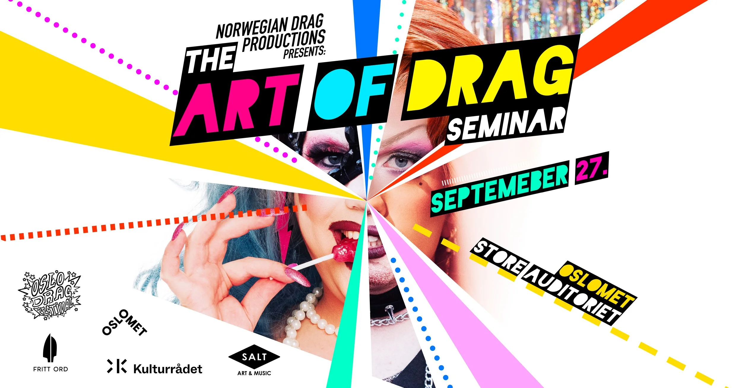 Original page for the art of drag seminar