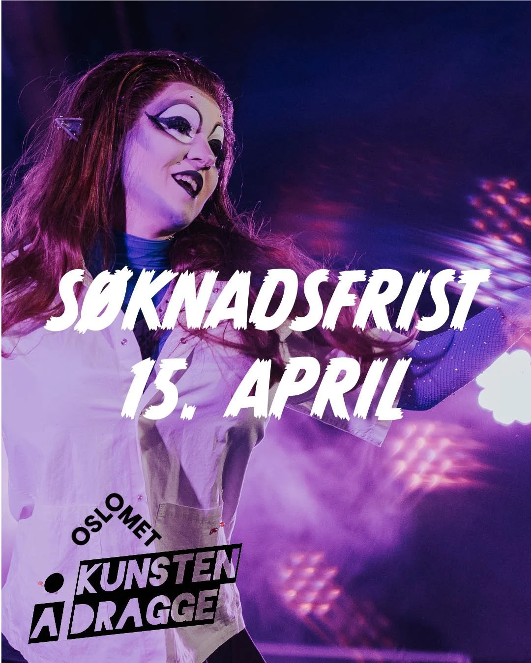 Har du hatt en dr&oslash;m &aring; jobbe med drag? 
Trenger du noen flere verkt&oslash;y som ut&oslash;ver, designer eller lignende? 
Eller &oslash;nsker mer mangfoldskompetanse og scenekunstkompetanse? 
Eller rett og slett trenger mer glitter og sho