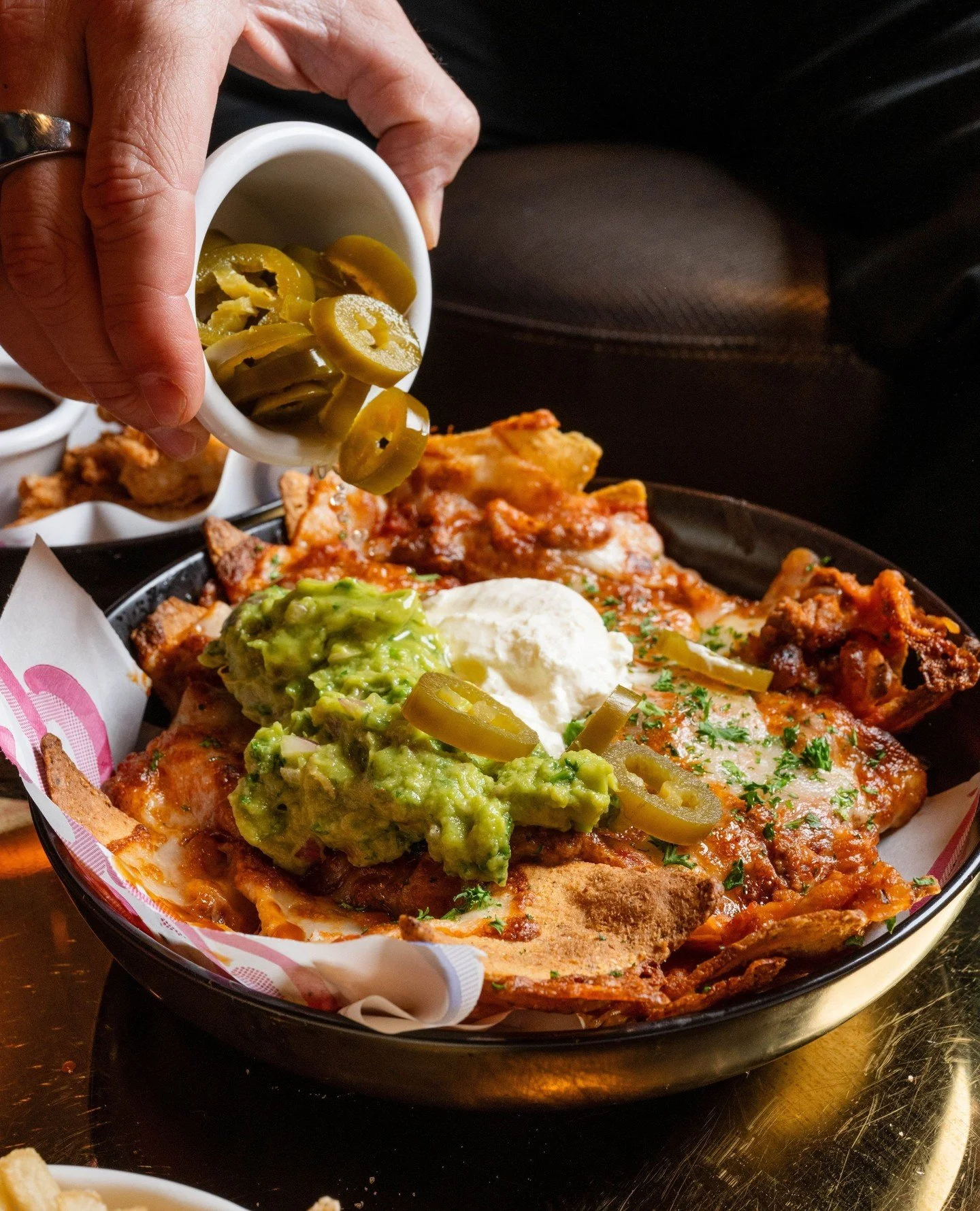 Loaded nachos topped with spiced beef &amp; beans, melted mozzarella, and a hit of sour cream. Add jalape&ntilde;os, guac, or double meat for the ultimate bar meal.⁠
⁠
#DiveBarMelbourne #NachoNight #PubEats #MelbourneBars