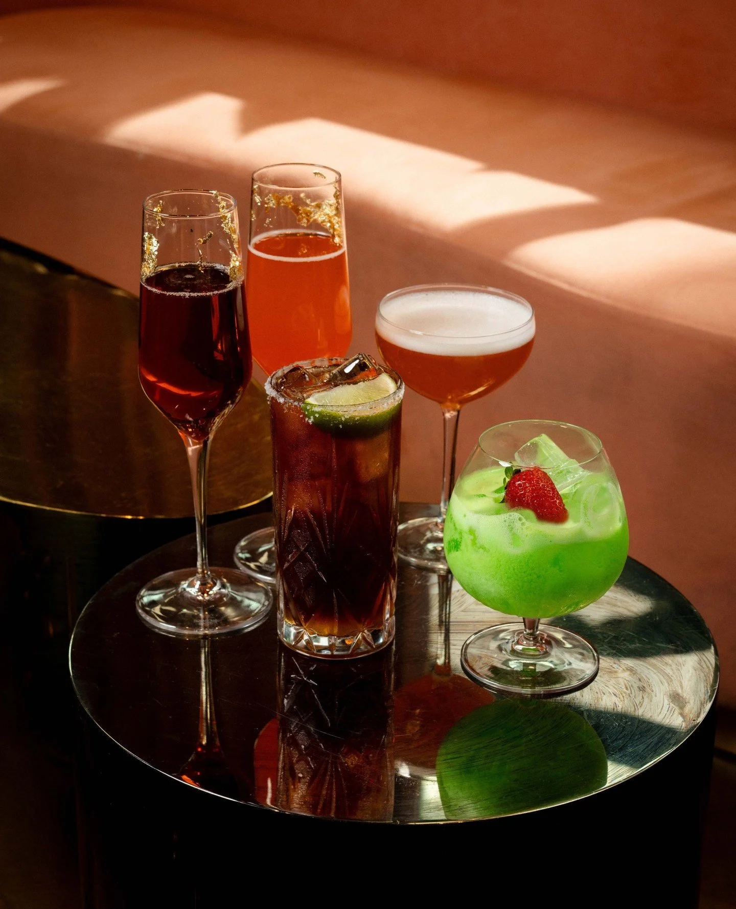 February specials are HERE at Dive Bar 🖤⁠
⁠
🖤 Yours &amp; Mine - a golden prosecco pairing made for two. One bright, one sultry. $30⁠
🖤 Love Actually - gin, raspberry, citrus, pink foam. Classic romance in a glass. $20⁠
🖤 Mint Condition - creamy 