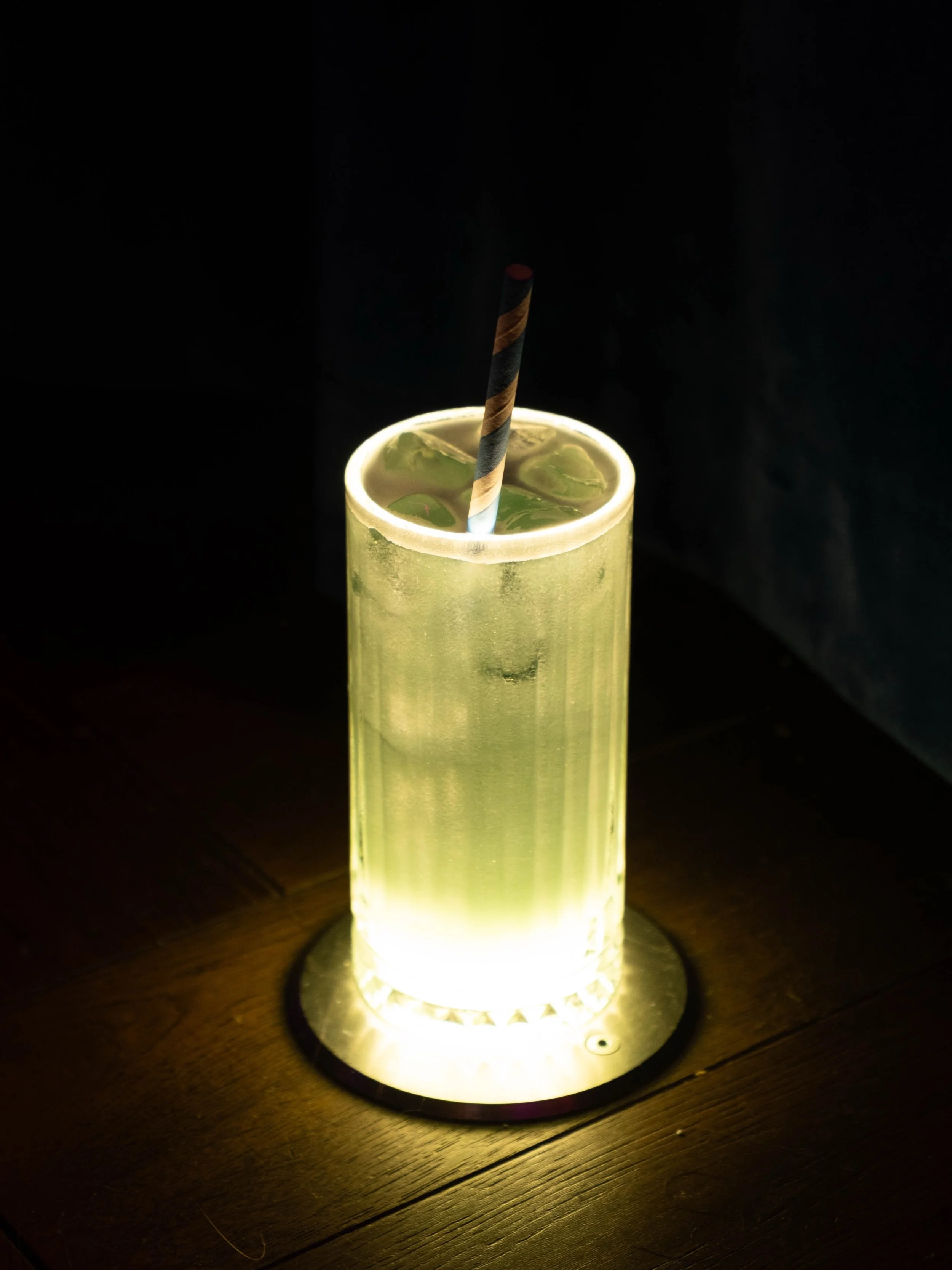 May Cocktail Specials 🌌

Bantha Milk &mdash; Amaretto, blue cura&ccedil;ao, vanilla, coconut 
Palpatini &mdash; Vodka, chardonnay, yuzu 
Twin Suns Down &mdash; Whisky, pineapple, falernum spice  Dagobah Smash &mdash; Vodka, kiwi, lime, elderflower, 