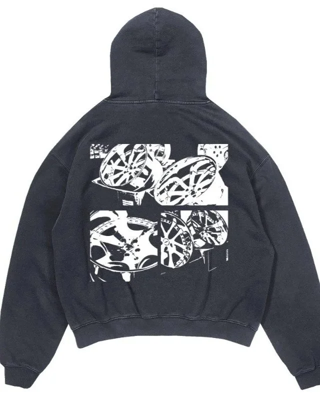 OKASHI "REAL WHEELS ONLY'' HOODIE