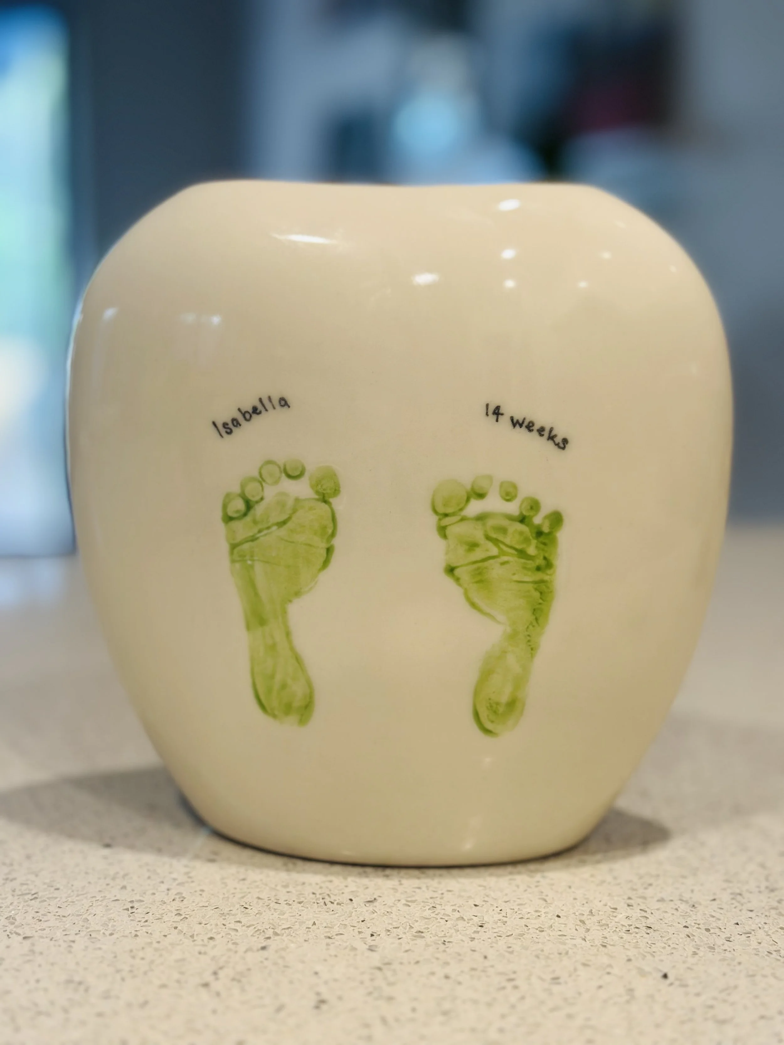 pillow-vase-large-green-footprint-baby-handprint.jpg