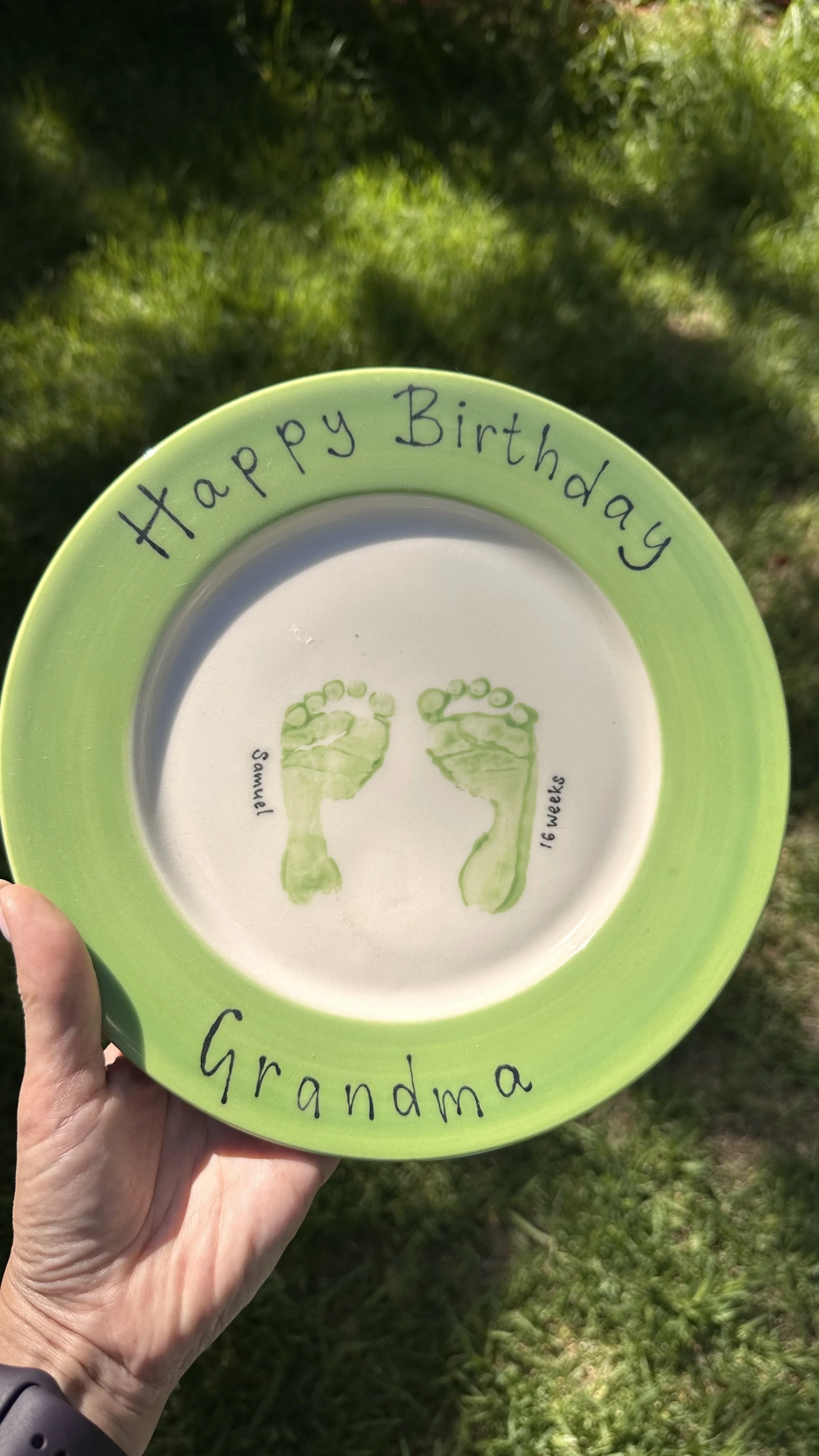 Birthday Plate
