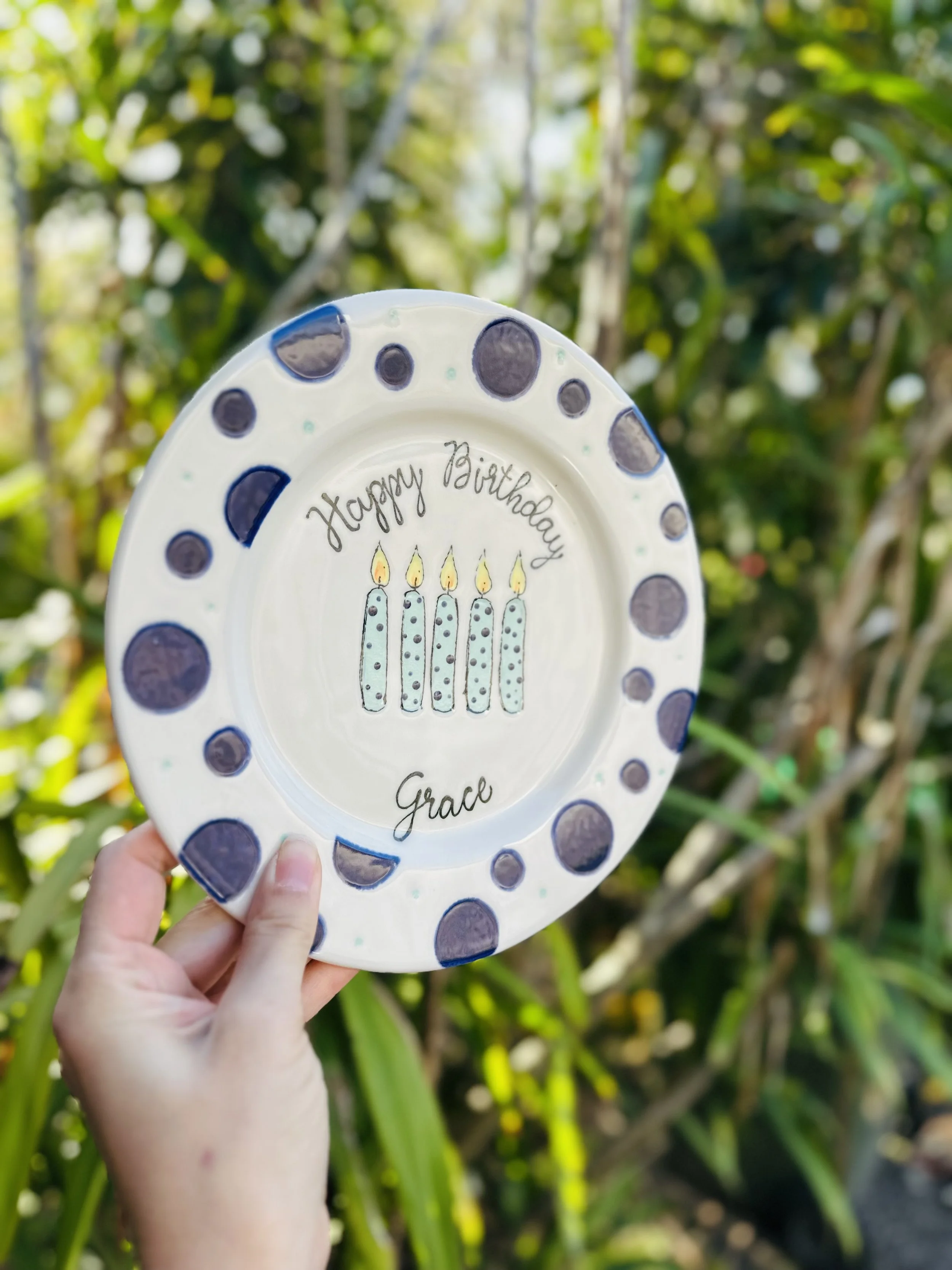 birthday-plate-dark-blue-spots.jpeg
