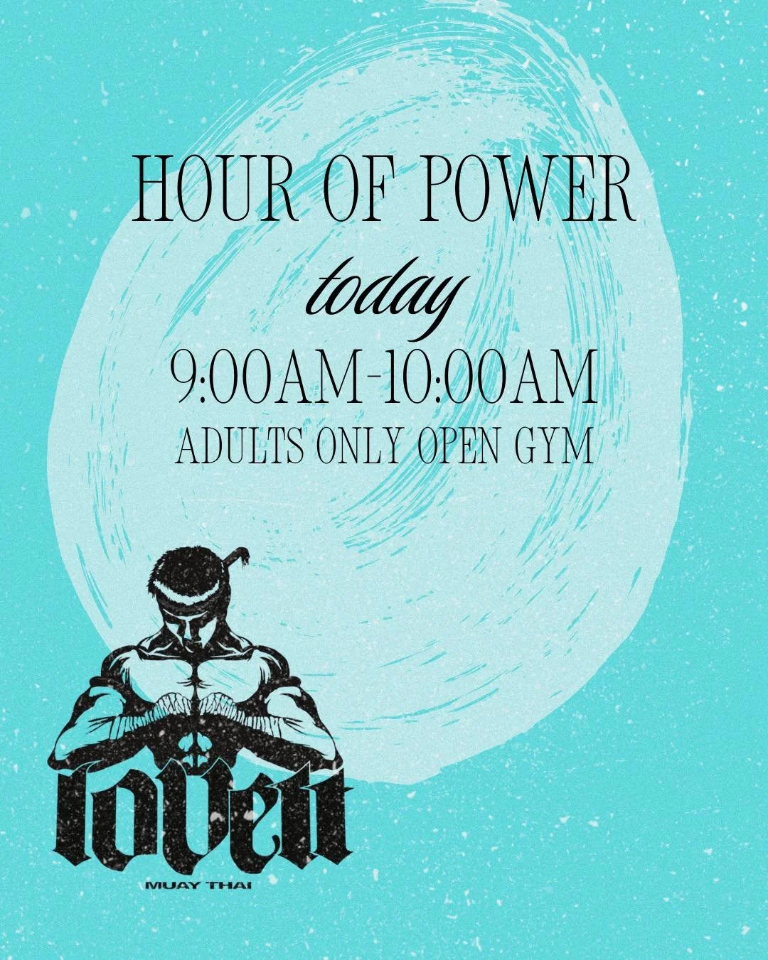 GOOD FRIDAY &ndash; OPEN GYM TODAY 🔥

9&ndash;10am
Adults only

Hour of power to kickstart the long weekend 💪
See you on the mats 👊