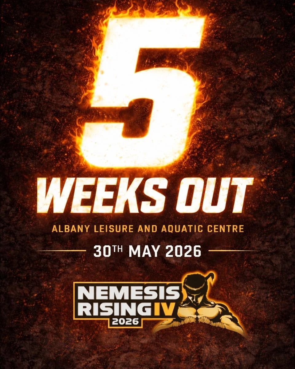 5 WEEKS OUT 🔥

We&rsquo;re getting close to one of the biggest nights on the Albany calendar&hellip;

Nemesis Rising IV
📍 Albany Leisure &amp; Aquatic Centre
📅 Saturday 30th May 2026

Expect big fights, a packed crowd, and an electric atmosphere f