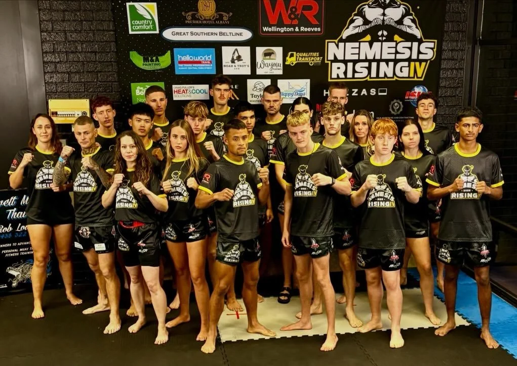 All fighters weighed in and looking sharp ahead of tomorrow nights Nemesis Rising 4 🔥

With 6 strong home side matchups across an 11 fight card, it&rsquo;s shaping up to be an exciting night of Muay Thai.

A big thank you to all the teams travelling