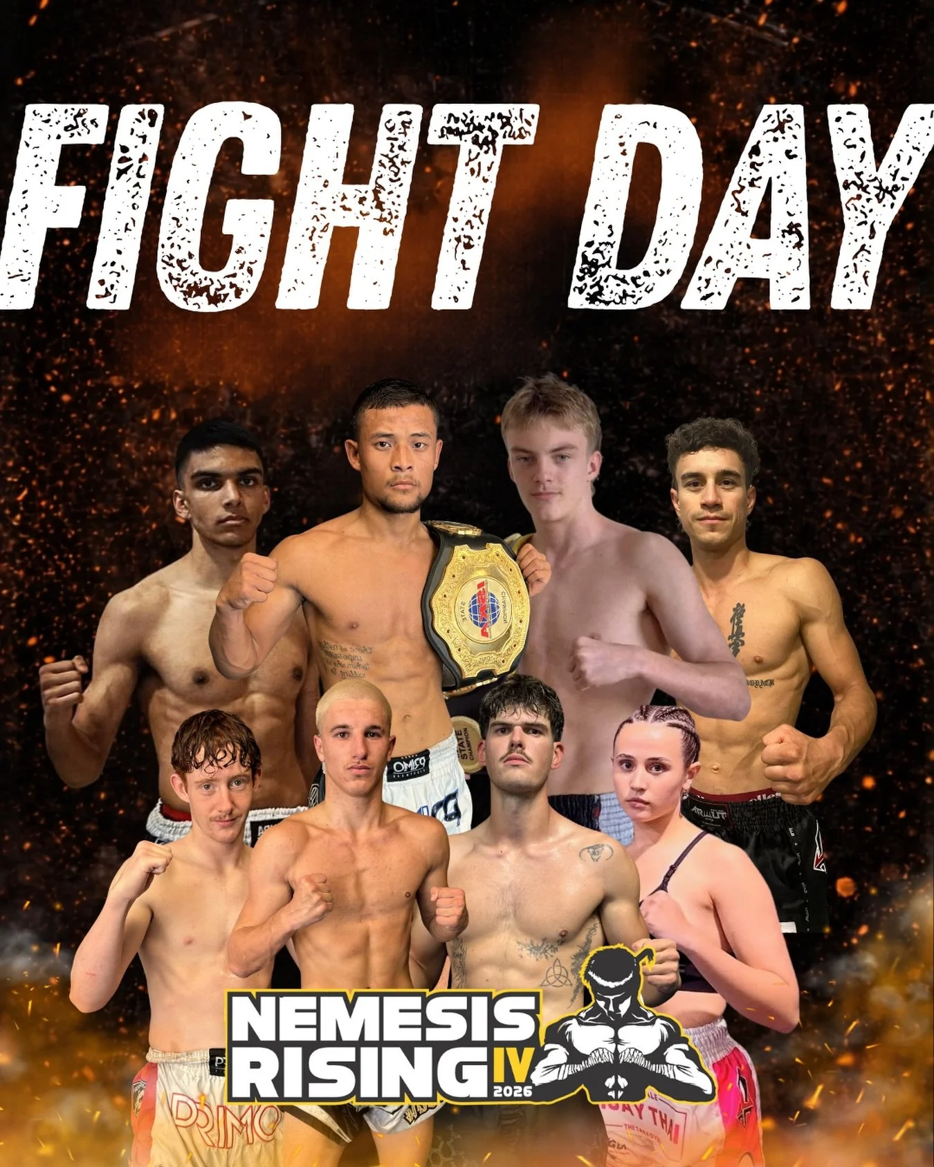 🔥 FIGHT DAY IS HERE 🔥

Tonight&rsquo;s the night. Nemesis Rising 4 is ready to go and we can&rsquo;t wait to showcase another huge night of Muay Thai in Albany 👊

Local talent. Perth match ups. Great fights. Great atmosphere.

🎟 Tickets available