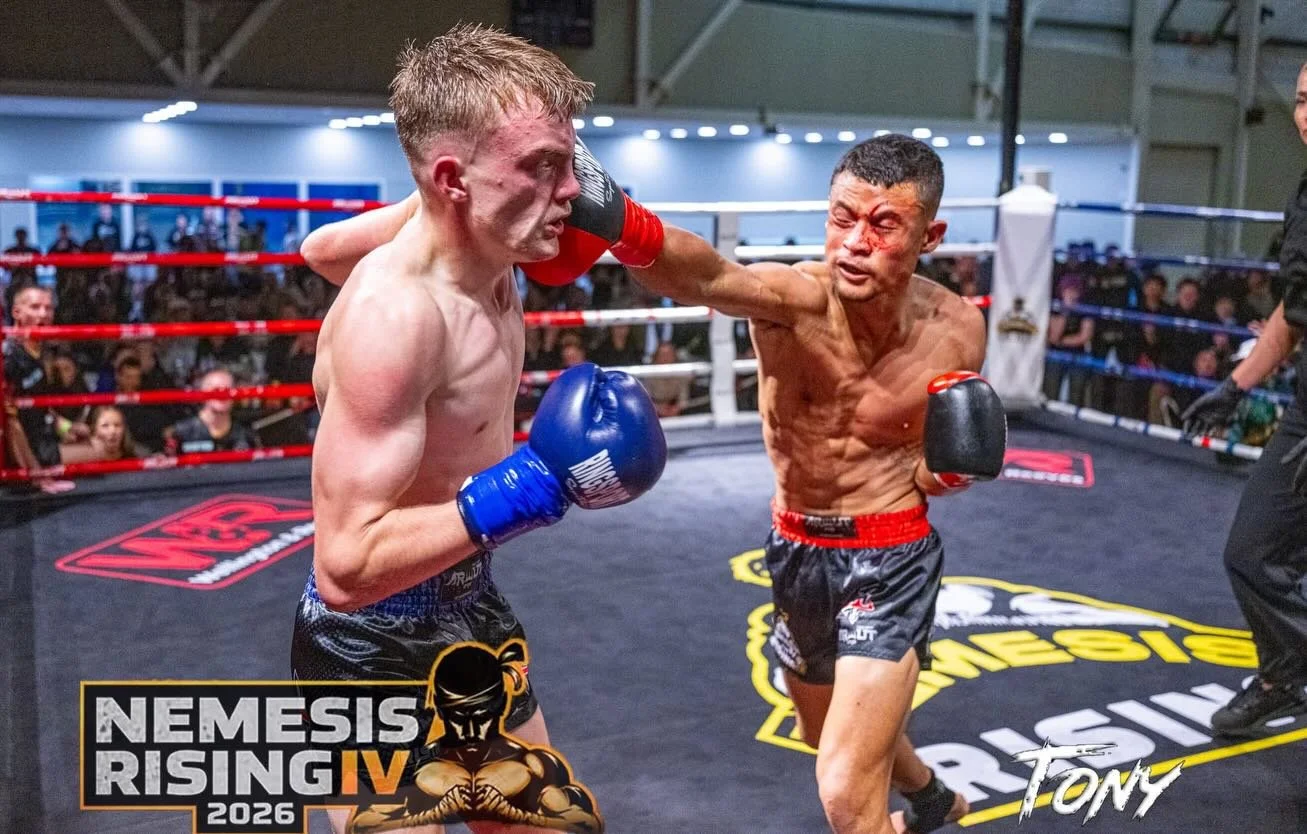 What a night of action packed Muay Thai at Nemesis Rising 4.

We saw everything Fight of the Year contender, Knockout of the Year contender, and a heap of controversy everyone&rsquo;s talking about.

I was proud to walk our six Albany fighters to the